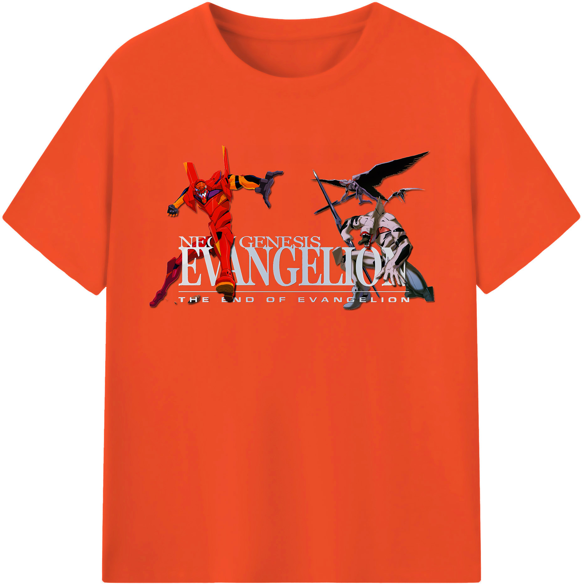 （画像用） EVA 新世紀エヴァンゲリオン 綿100％半袖Tシャツ（フロントプリント）