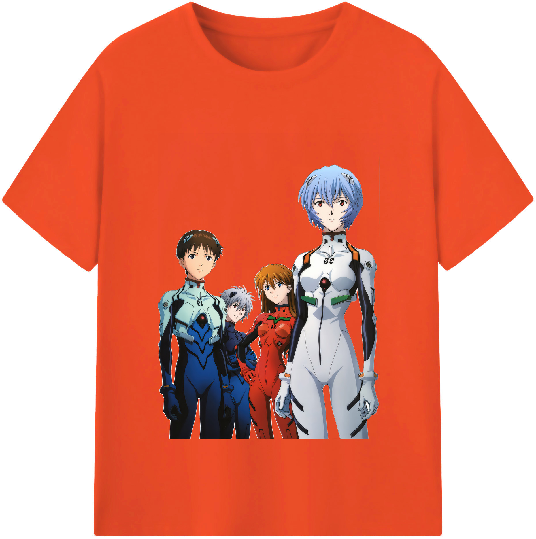 （画像用） EVA 新世紀エヴァンゲリオン 綿100％半袖Tシャツ（フロントプリント）