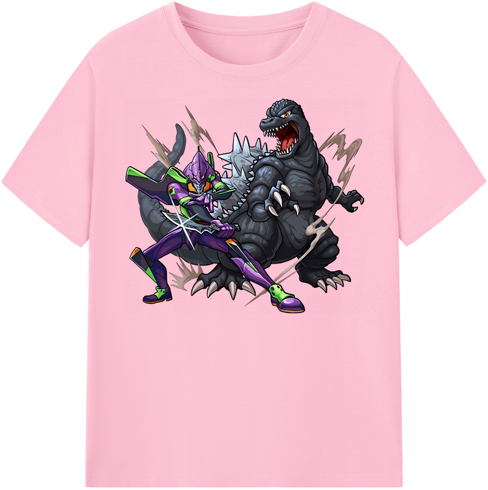 （画像用） EVA 新世紀エヴァンゲリオン 綿100％半袖Tシャツ（フロントプリント）