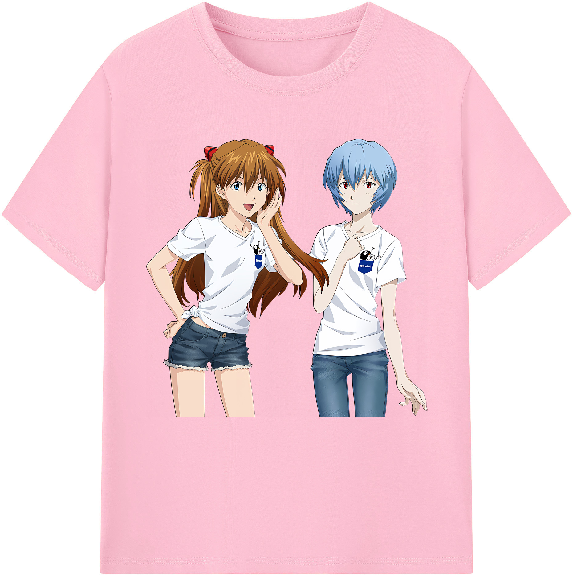 （画像用） EVA 新世紀エヴァンゲリオン 綿100％半袖Tシャツ（フロントプリント）
