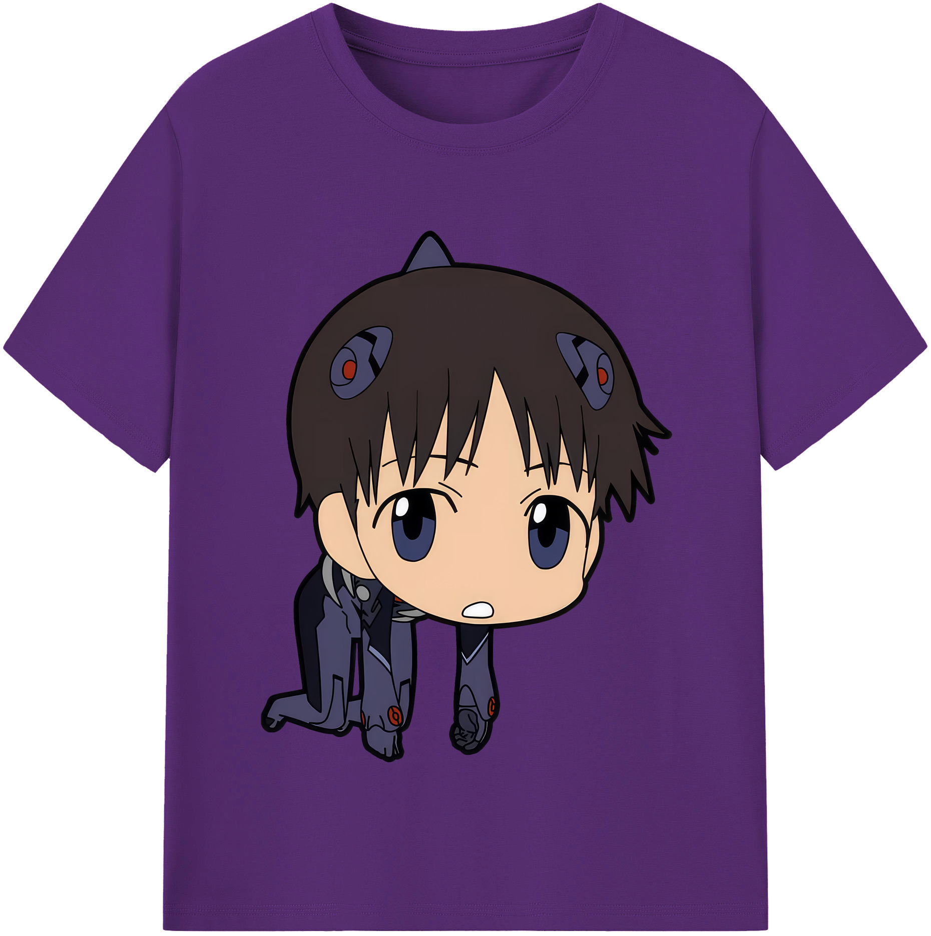（画像用） EVA 新世紀エヴァンゲリオン 綿100％半袖Tシャツ（フロントプリント）