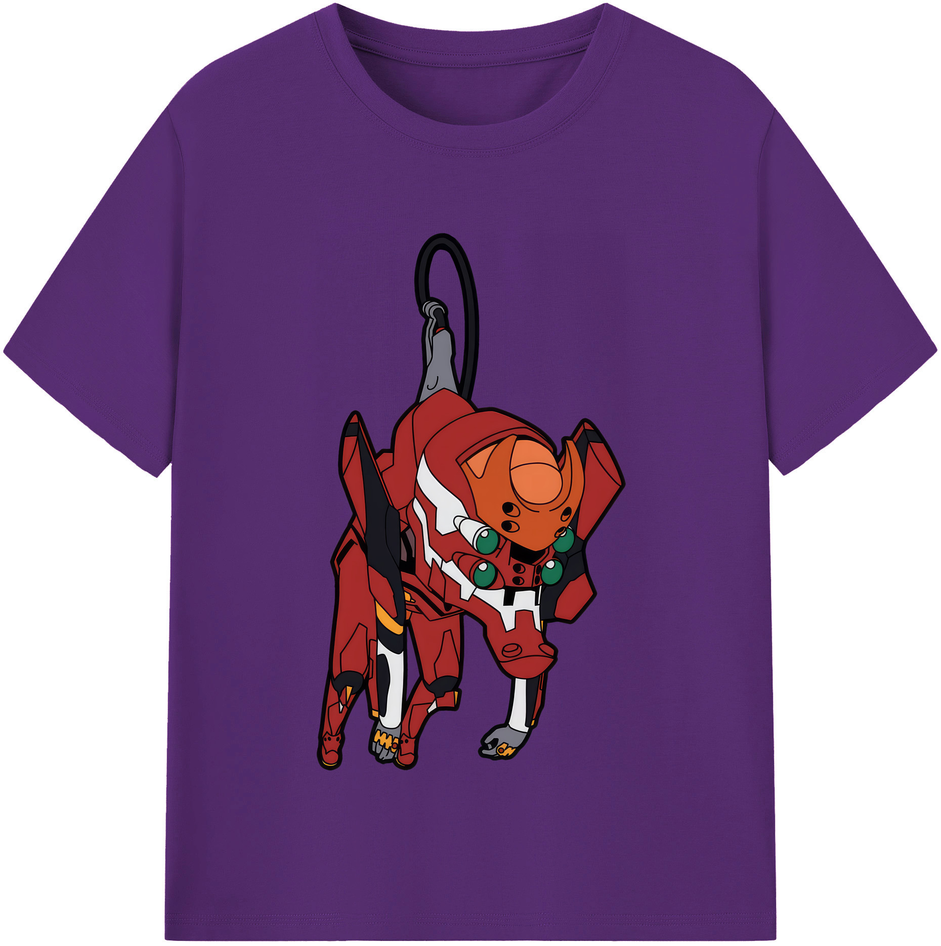 （画像用） EVA 新世紀エヴァンゲリオン 綿100％半袖Tシャツ（フロントプリント）