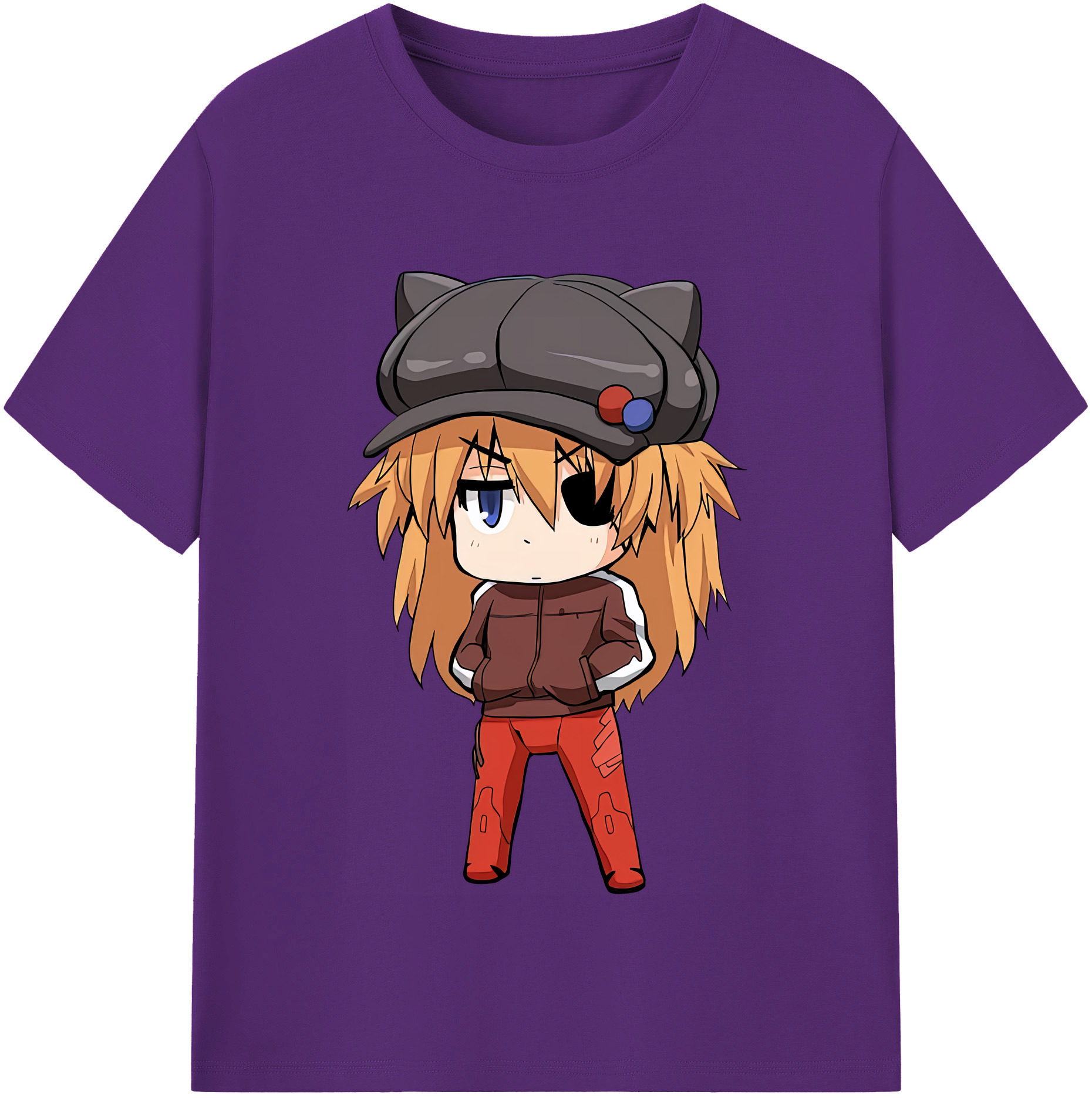 （画像用） EVA 新世紀エヴァンゲリオン 綿100％半袖Tシャツ（フロントプリント）