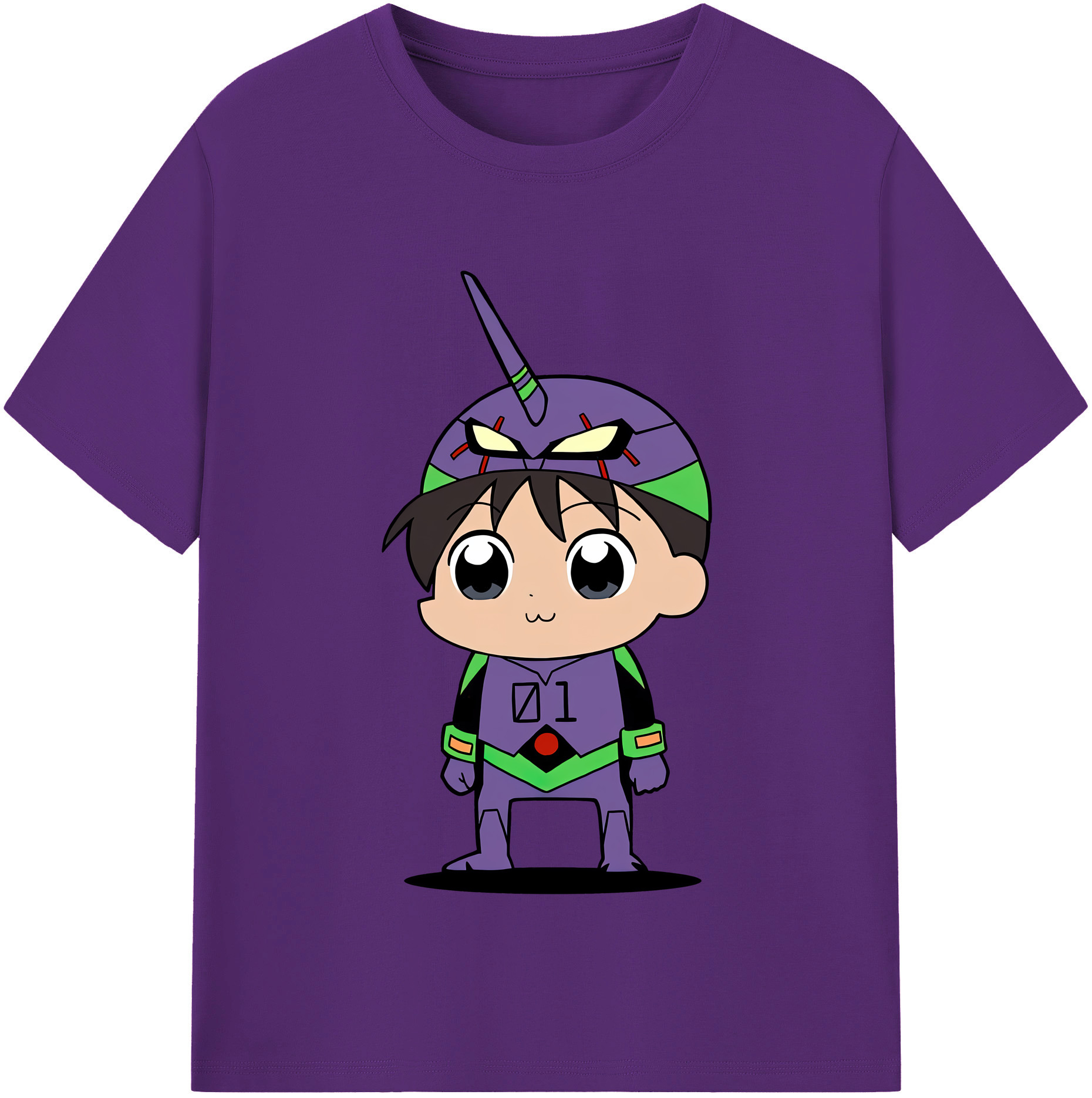 （画像用） EVA 新世紀エヴァンゲリオン 綿100％半袖Tシャツ（フロントプリント）