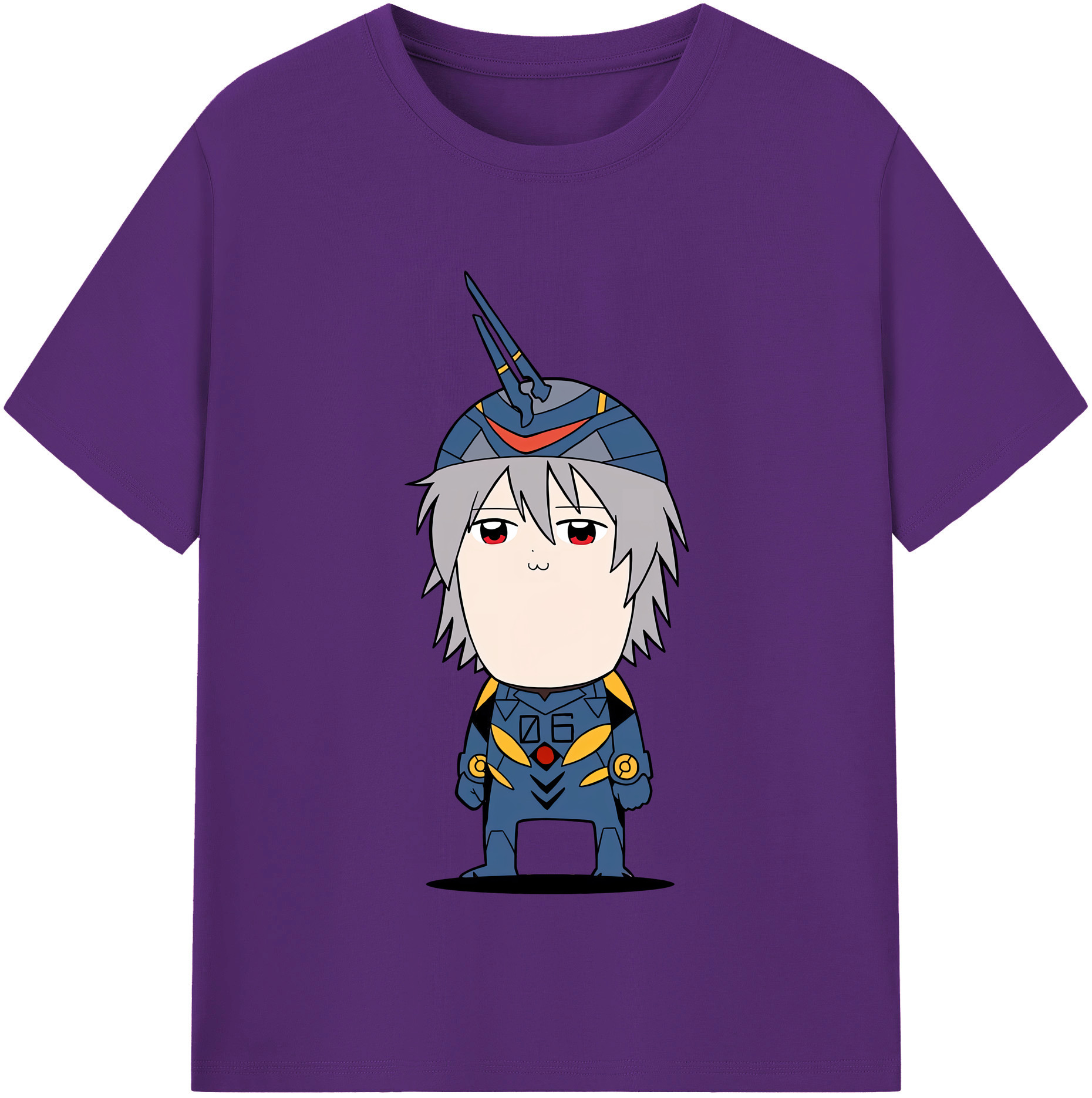 （画像用） EVA 新世紀エヴァンゲリオン 綿100％半袖Tシャツ（フロントプリント）