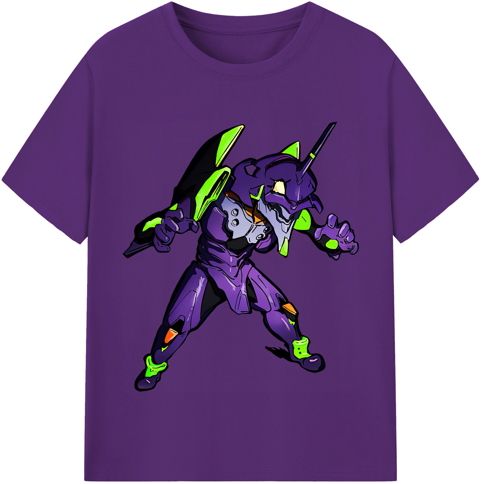 （画像用） EVA 新世紀エヴァンゲリオン 綿100％半袖Tシャツ（フロントプリント）