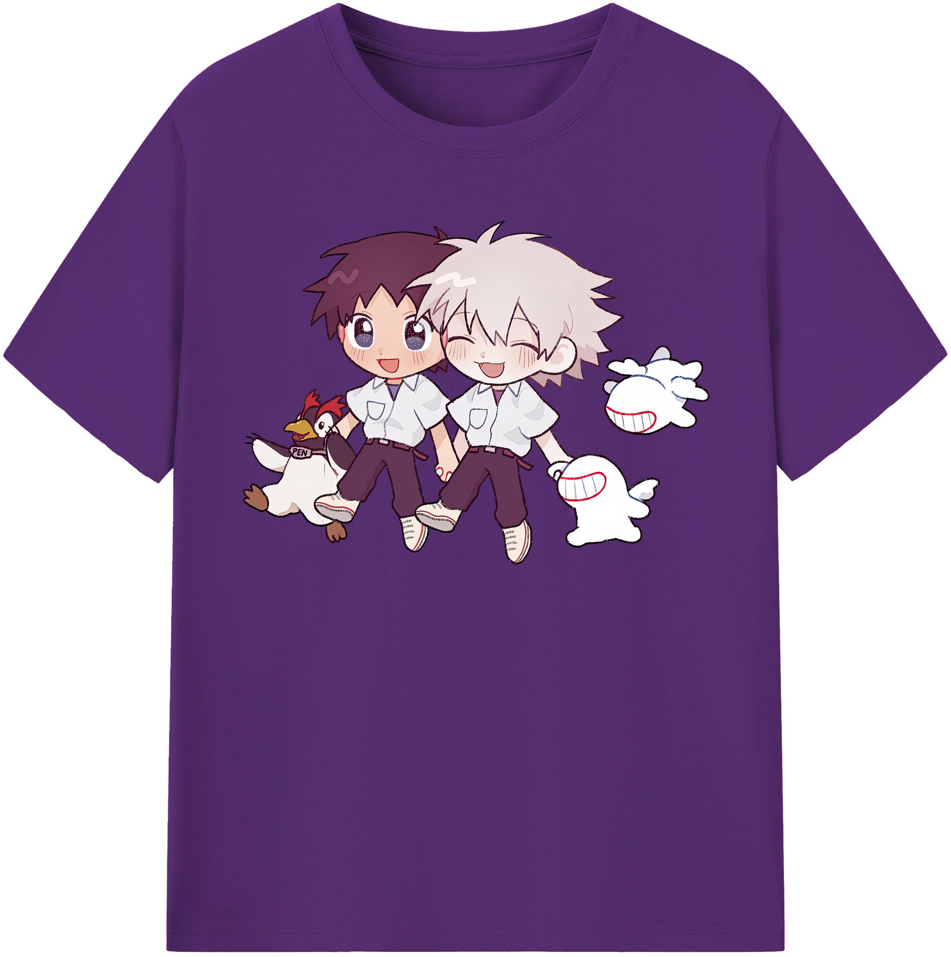 （画像用） EVA 新世紀エヴァンゲリオン 綿100％半袖Tシャツ（フロントプリント）