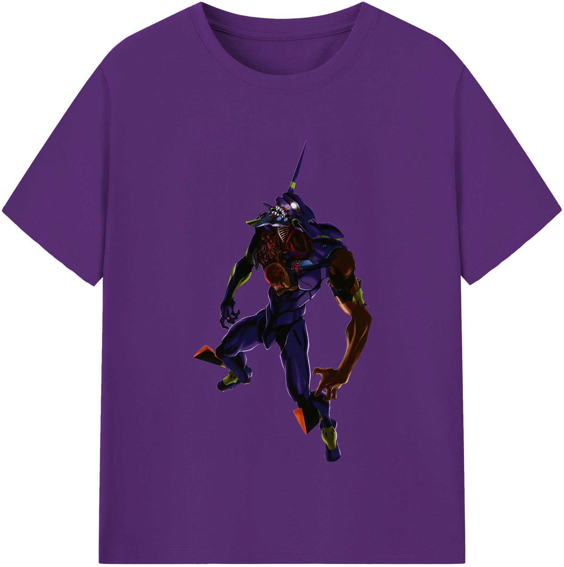 （画像用） EVA 新世紀エヴァンゲリオン 綿100％半袖Tシャツ（フロントプリント）