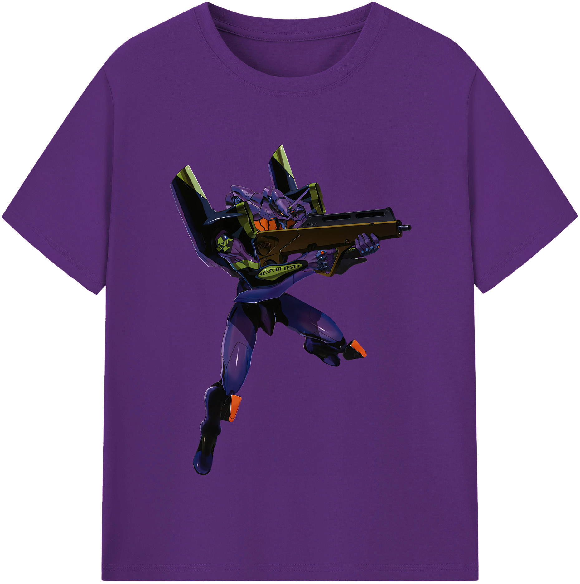 （画像用） EVA 新世紀エヴァンゲリオン 綿100％半袖Tシャツ（フロントプリント）
