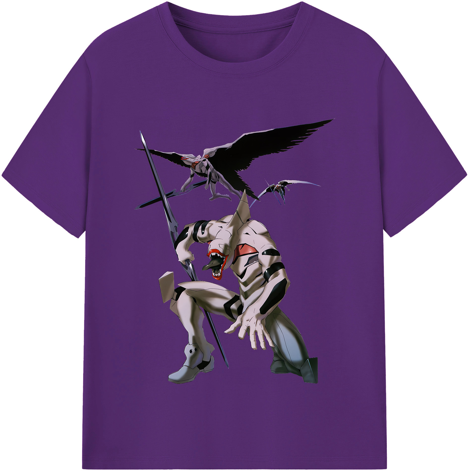 （画像用） EVA 新世紀エヴァンゲリオン 綿100％半袖Tシャツ（フロントプリント）