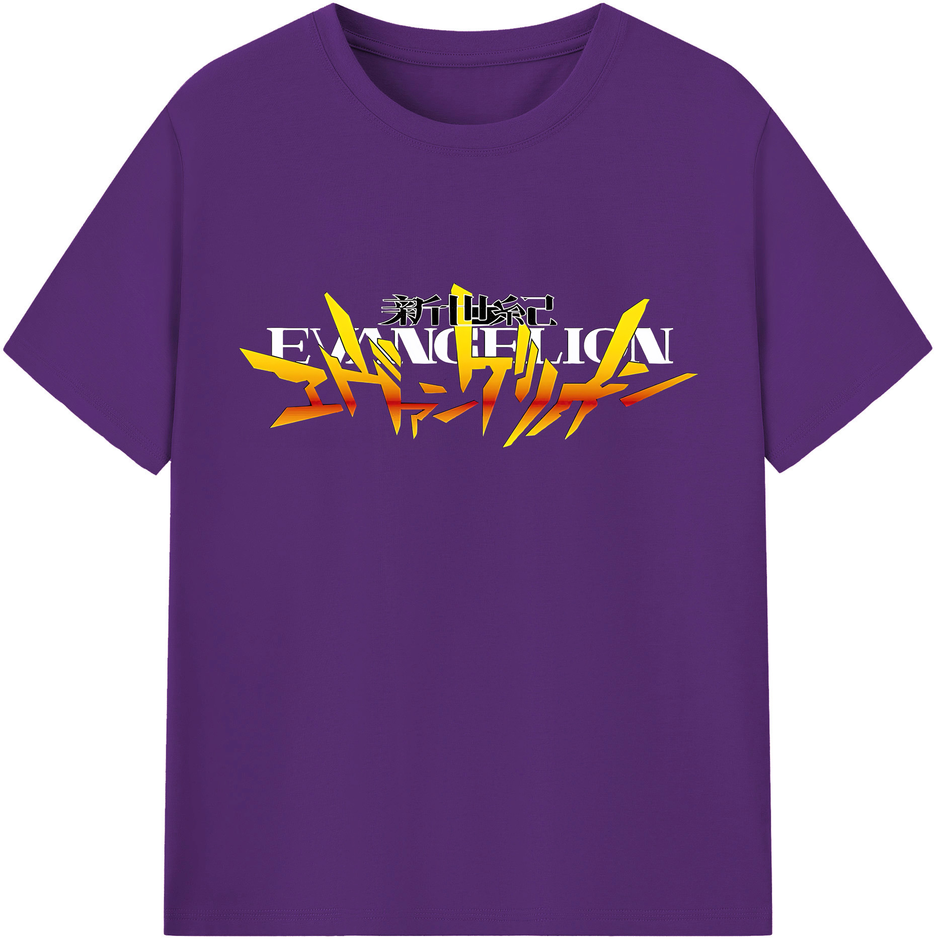 （画像用） EVA 新世紀エヴァンゲリオン 綿100％半袖Tシャツ（フロントプリント）