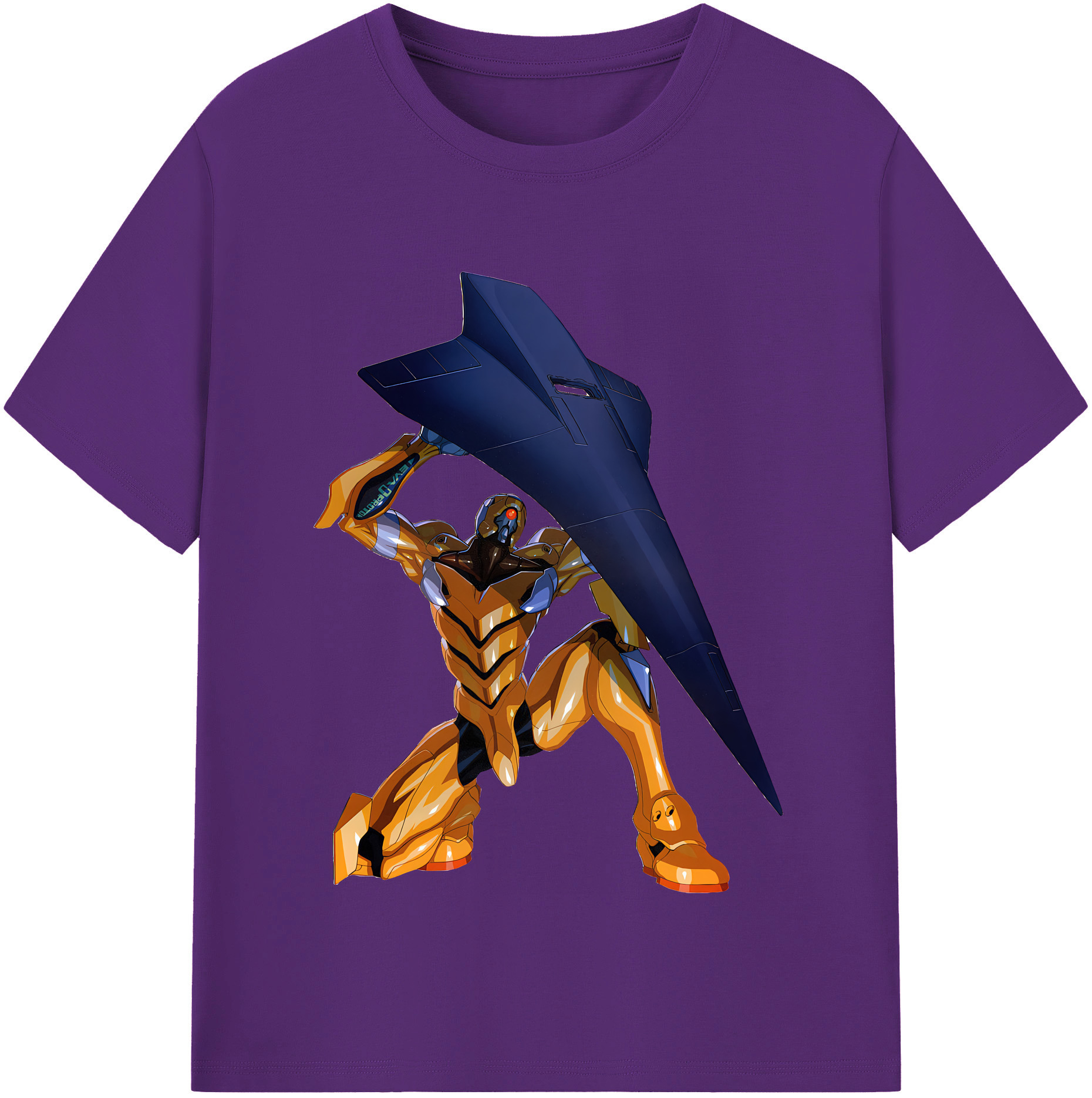 （画像用） EVA 新世紀エヴァンゲリオン 綿100％半袖Tシャツ（フロントプリント）