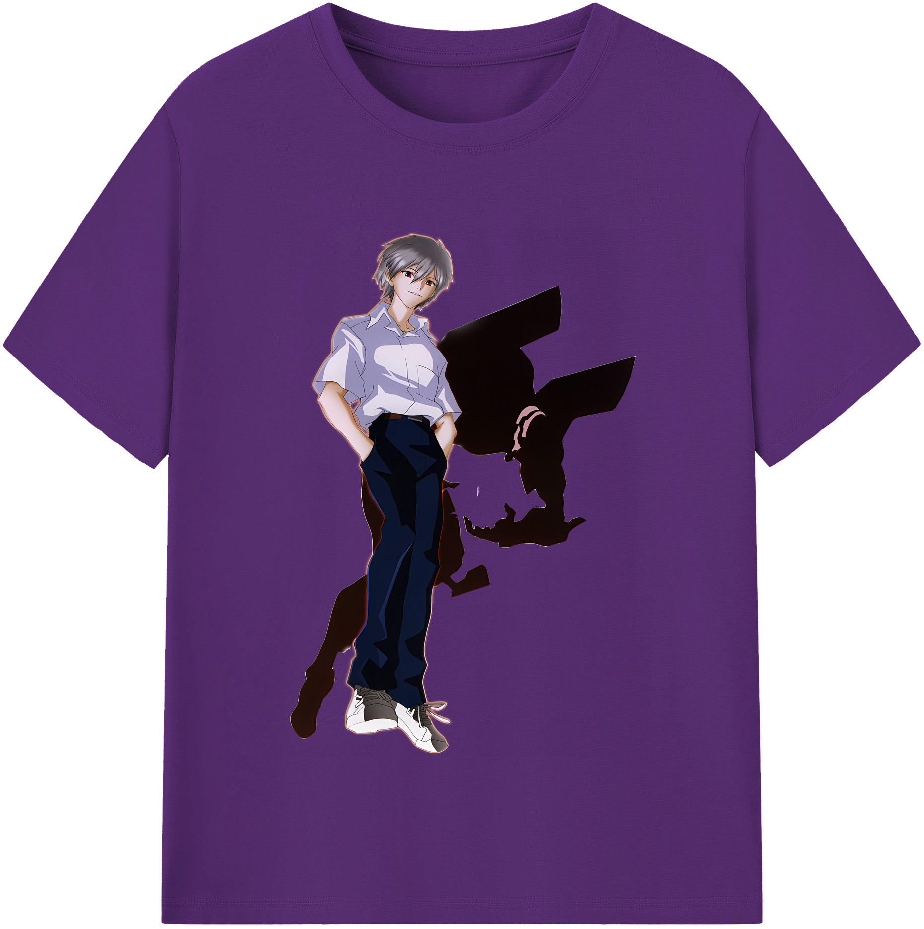 （画像用） EVA 新世紀エヴァンゲリオン 綿100％半袖Tシャツ（フロントプリント）