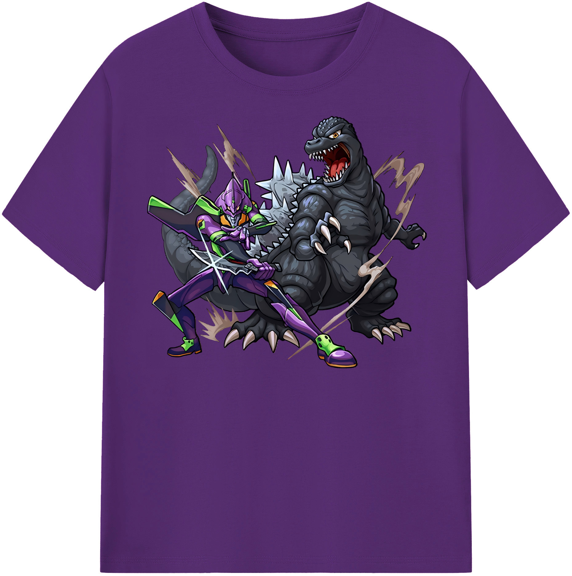 （画像用） EVA 新世紀エヴァンゲリオン 綿100％半袖Tシャツ（フロントプリント）