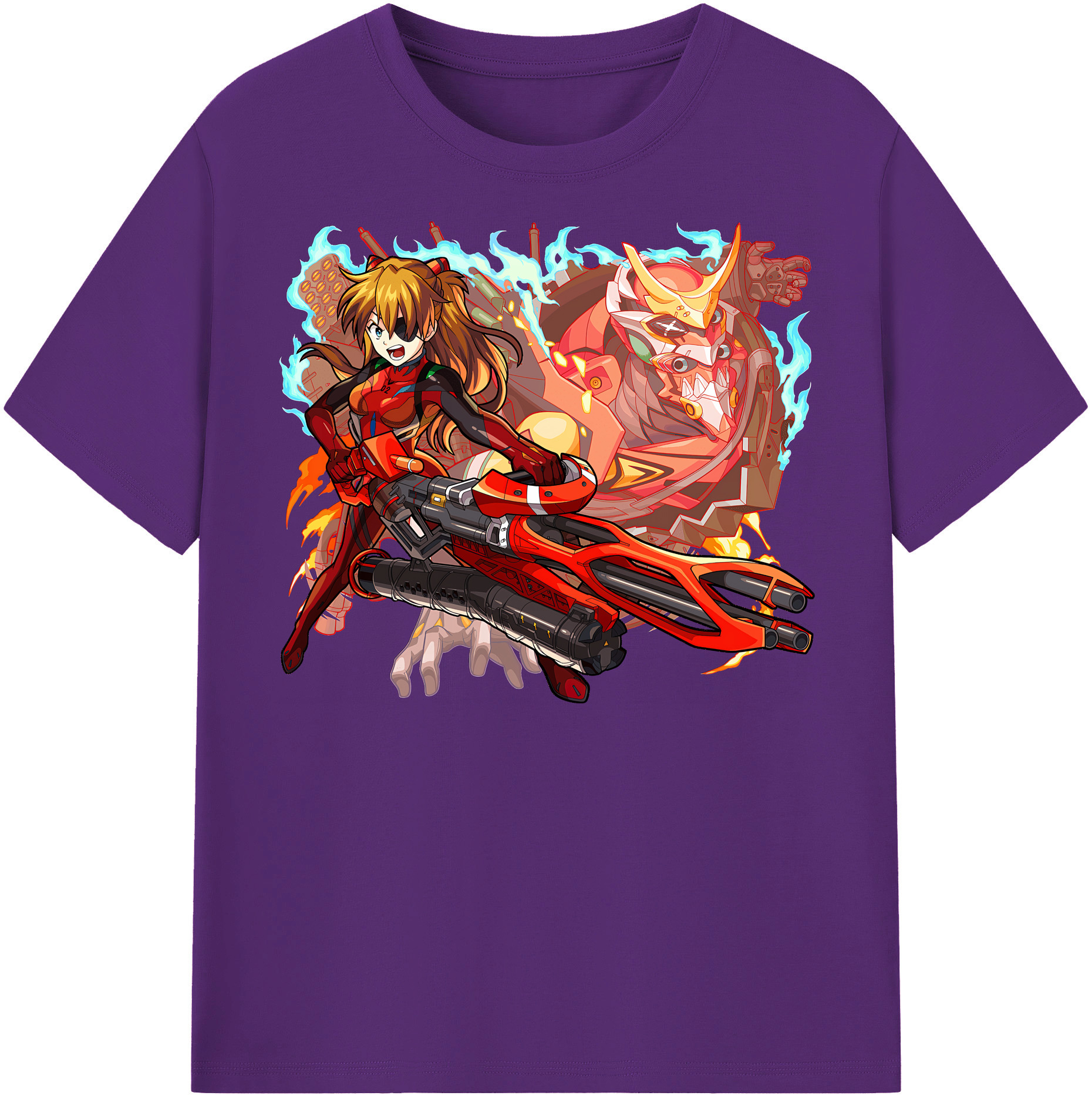 （画像用） EVA 新世紀エヴァンゲリオン 綿100％半袖Tシャツ（フロントプリント）
