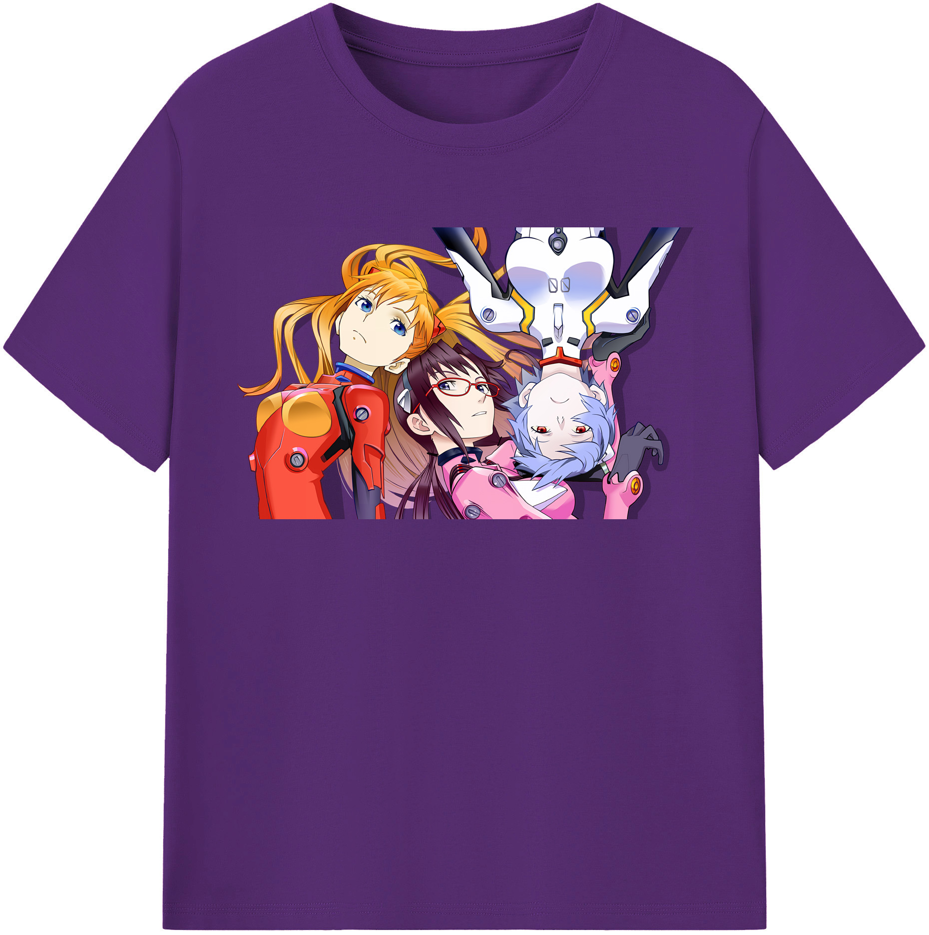（画像用） EVA 新世紀エヴァンゲリオン 綿100％半袖Tシャツ（フロントプリント）