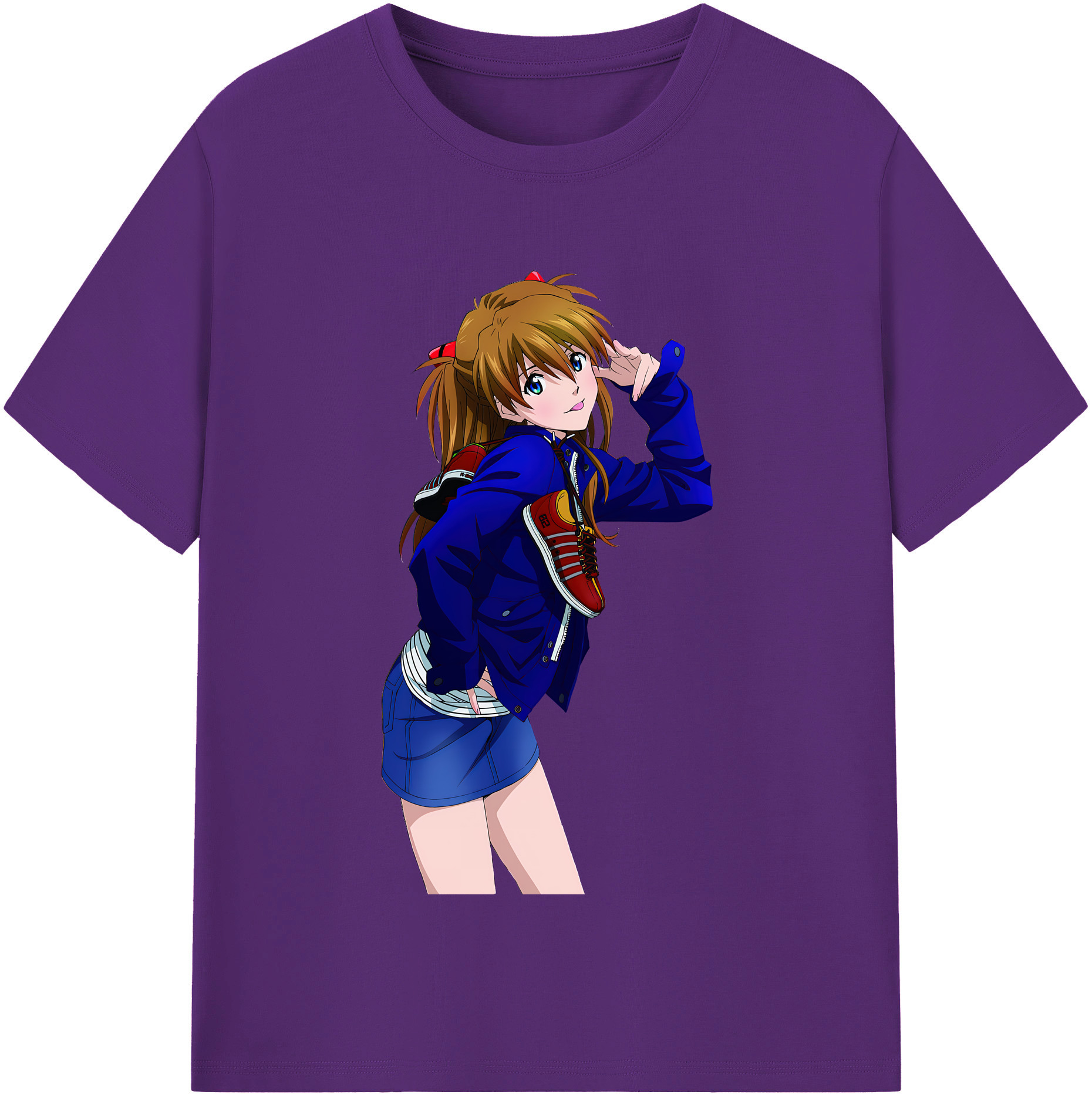 （画像用） EVA 新世紀エヴァンゲリオン 綿100％半袖Tシャツ（フロントプリント）