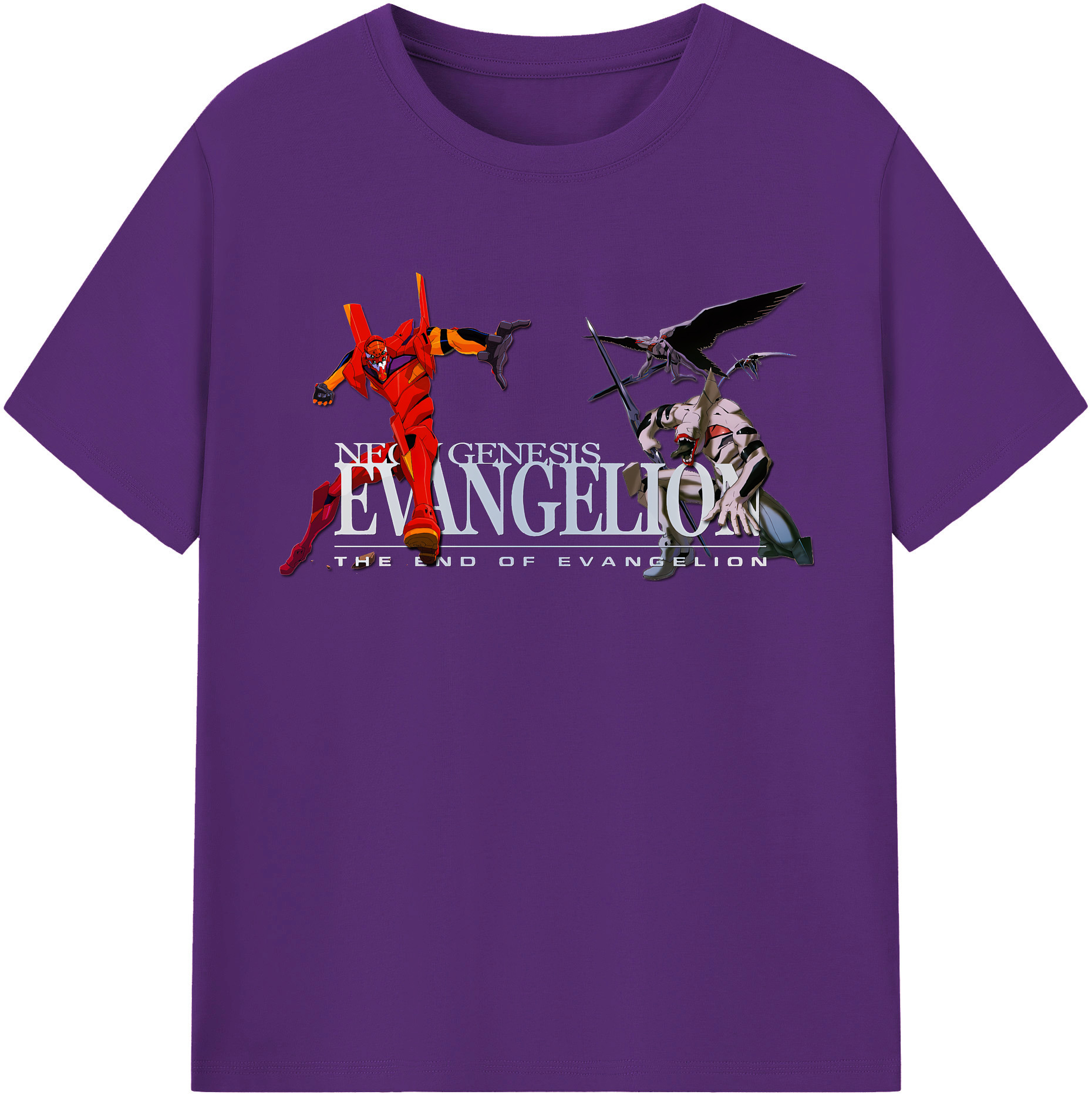 （画像用） EVA 新世紀エヴァンゲリオン 綿100％半袖Tシャツ（フロントプリント）