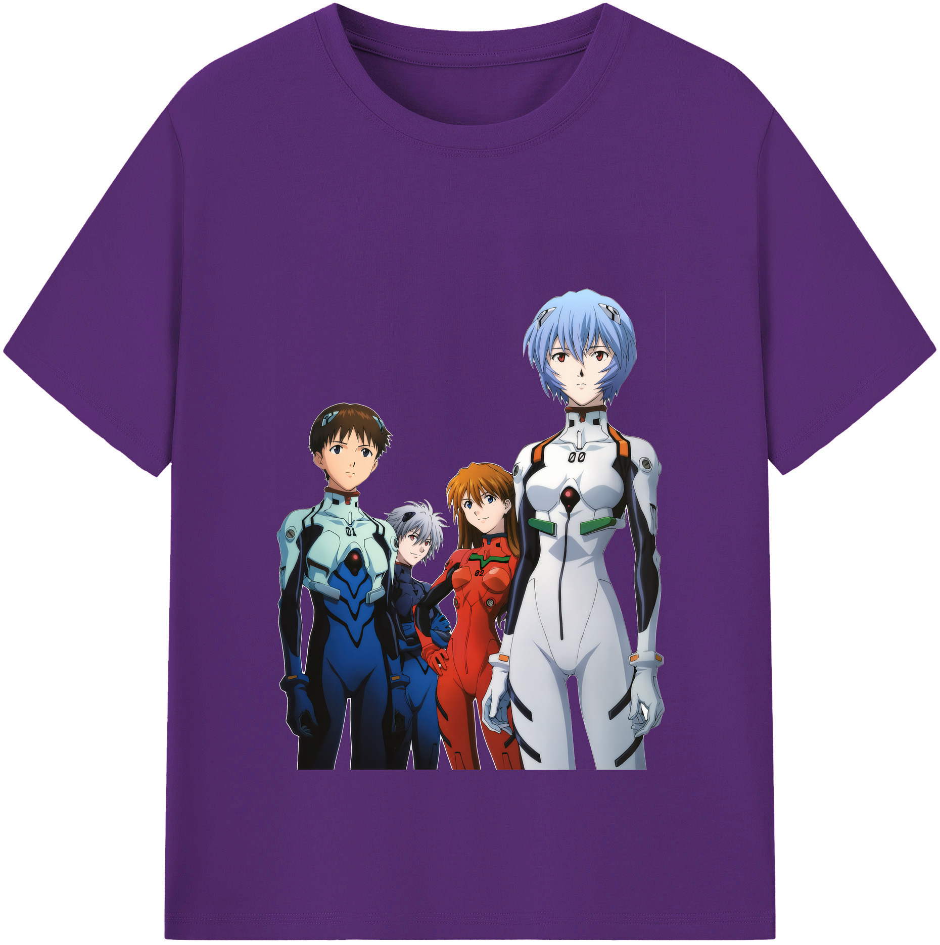 （画像用） EVA 新世紀エヴァンゲリオン 綿100％半袖Tシャツ（フロントプリント）