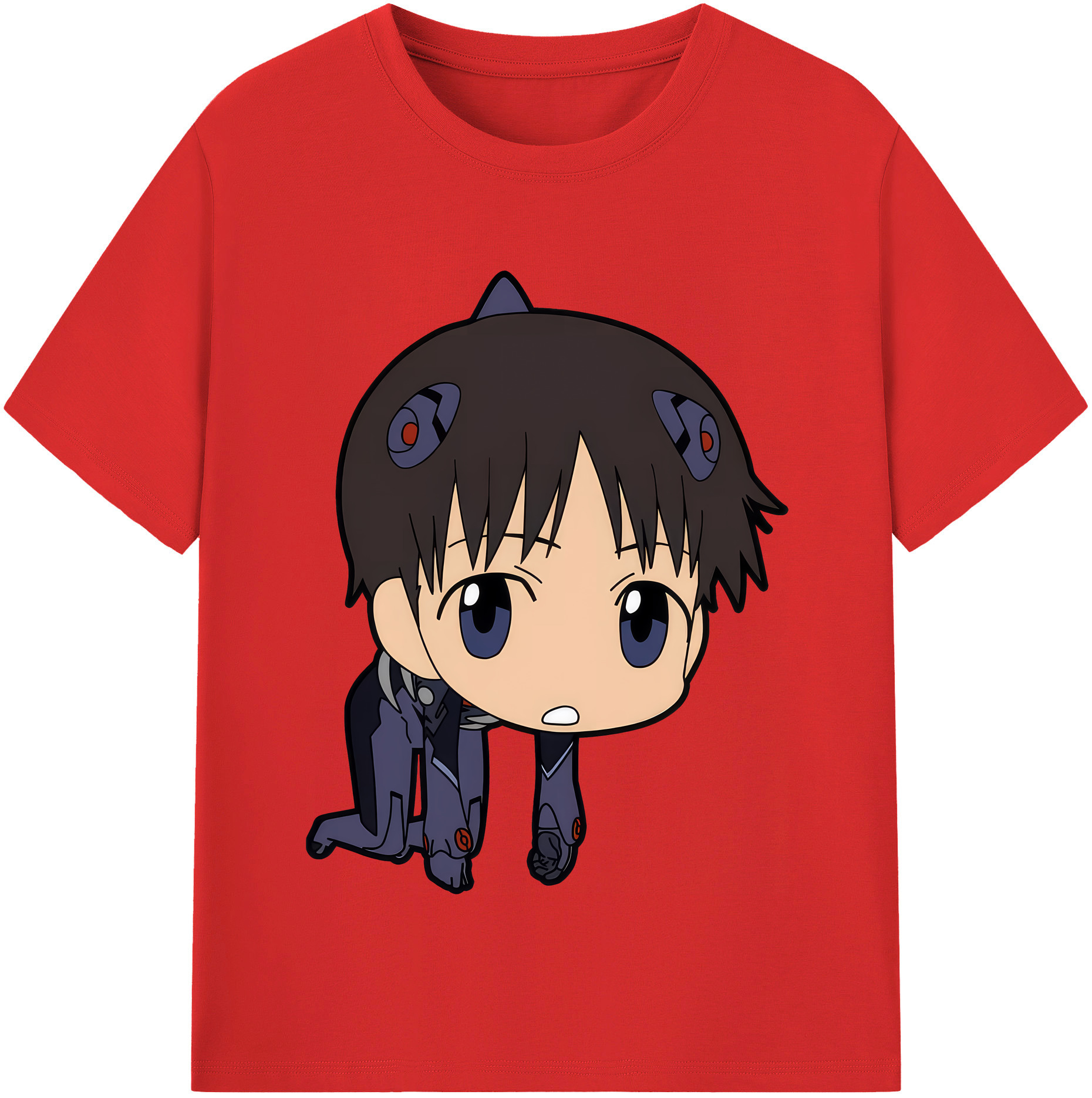 （画像用） EVA 新世紀エヴァンゲリオン 綿100％半袖Tシャツ（フロントプリント）