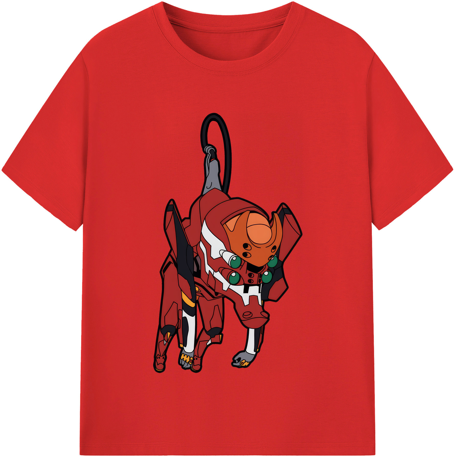 （画像用） EVA 新世紀エヴァンゲリオン 綿100％半袖Tシャツ（フロントプリント）
