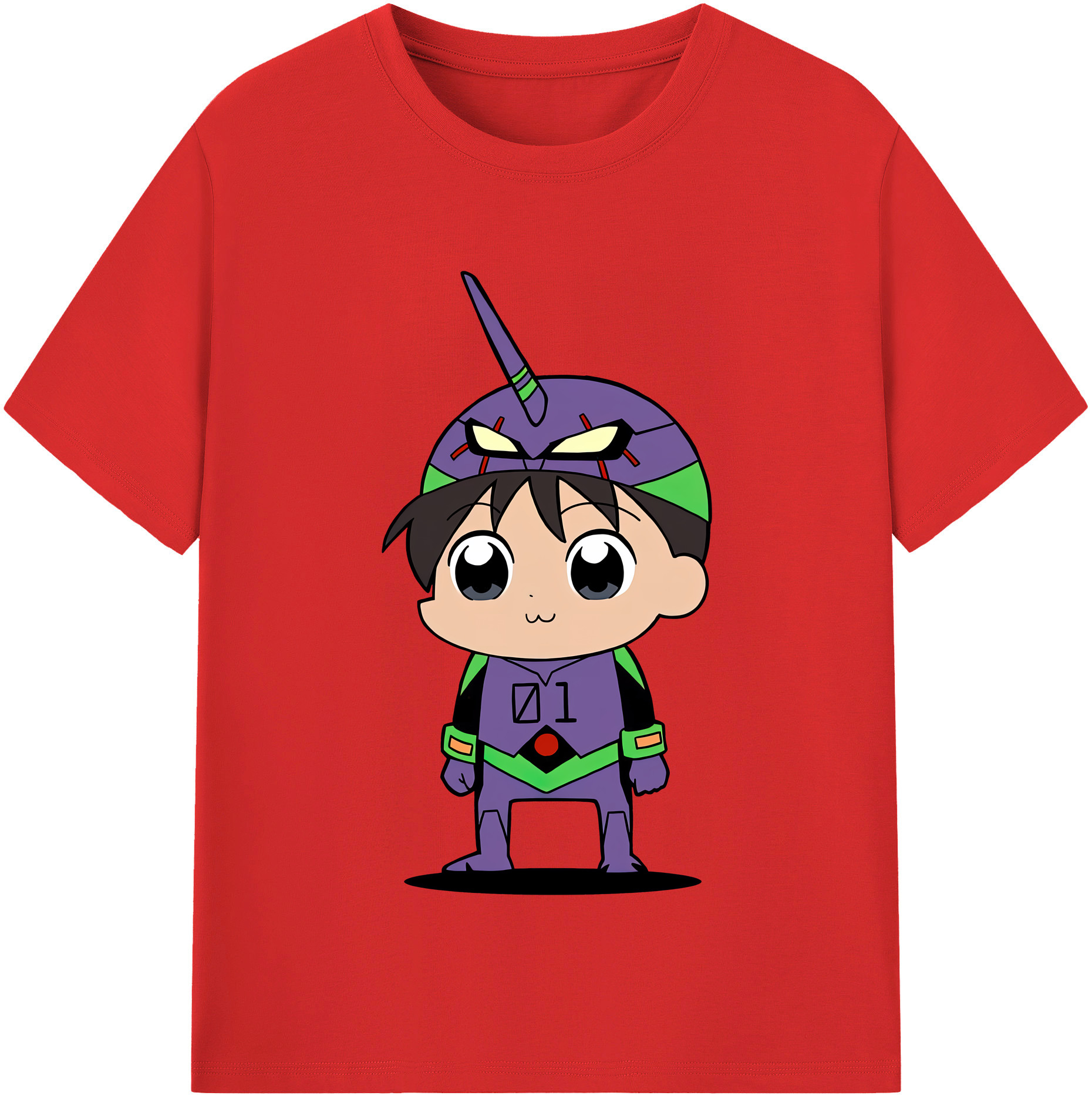 （画像用） EVA 新世紀エヴァンゲリオン 綿100％半袖Tシャツ（フロントプリント）