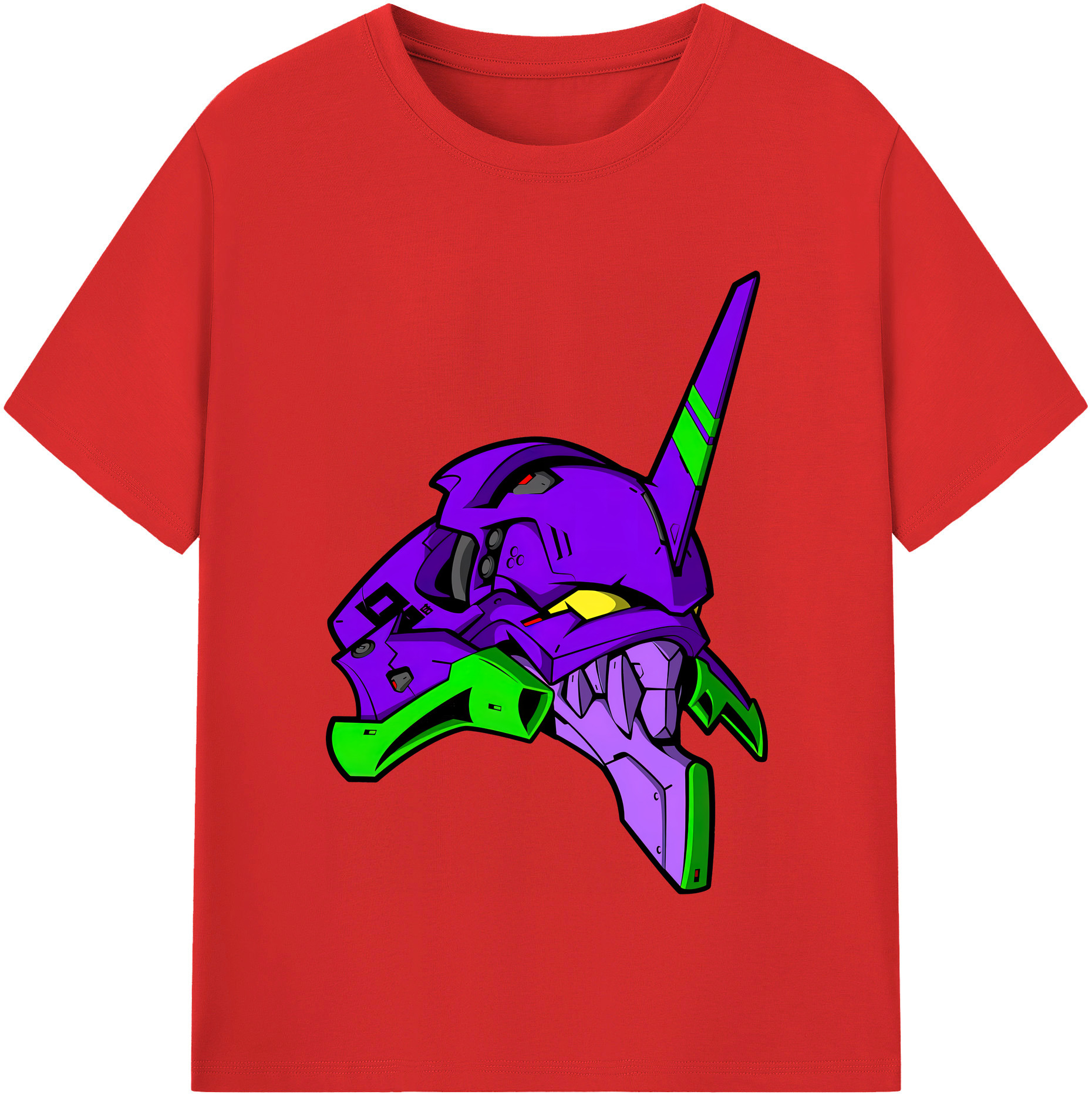 （画像用） EVA 新世紀エヴァンゲリオン 綿100％半袖Tシャツ（フロントプリント）