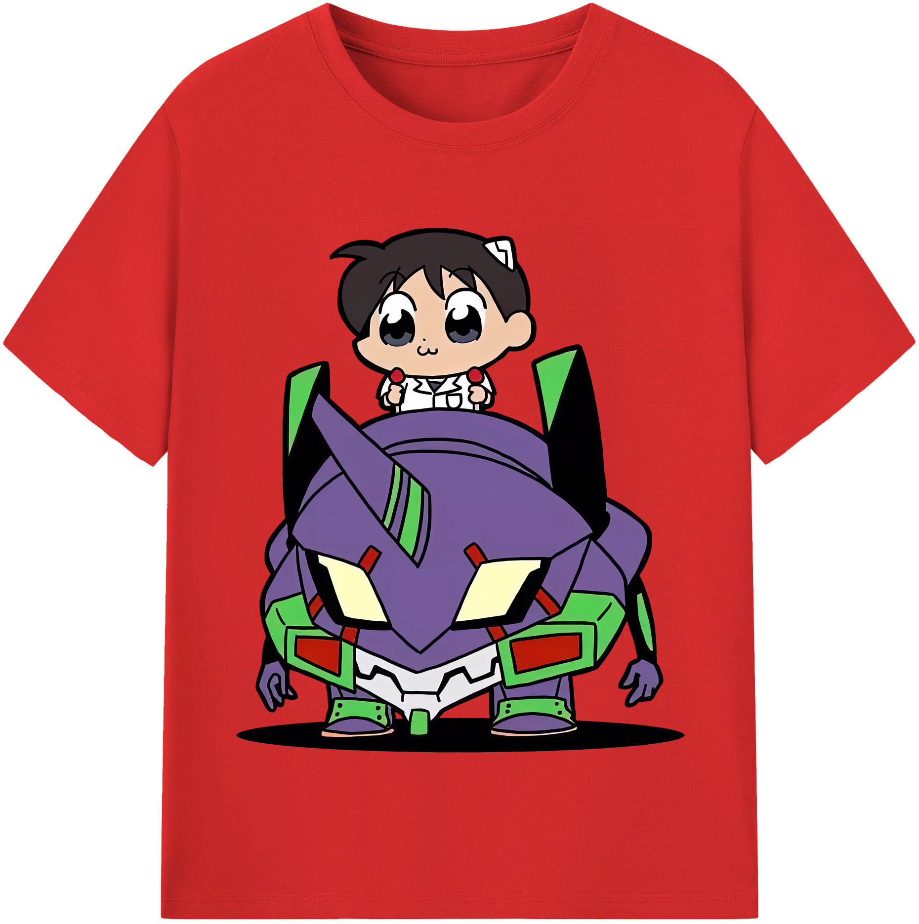（画像用） EVA 新世紀エヴァンゲリオン 綿100％半袖Tシャツ（フロントプリント）