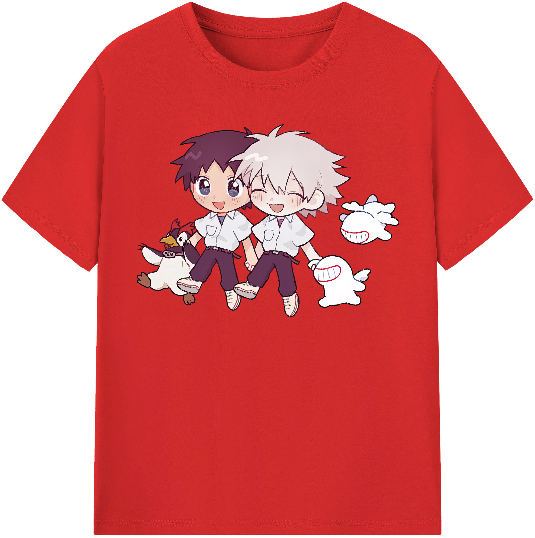 （画像用） EVA 新世紀エヴァンゲリオン 綿100％半袖Tシャツ（フロントプリント）