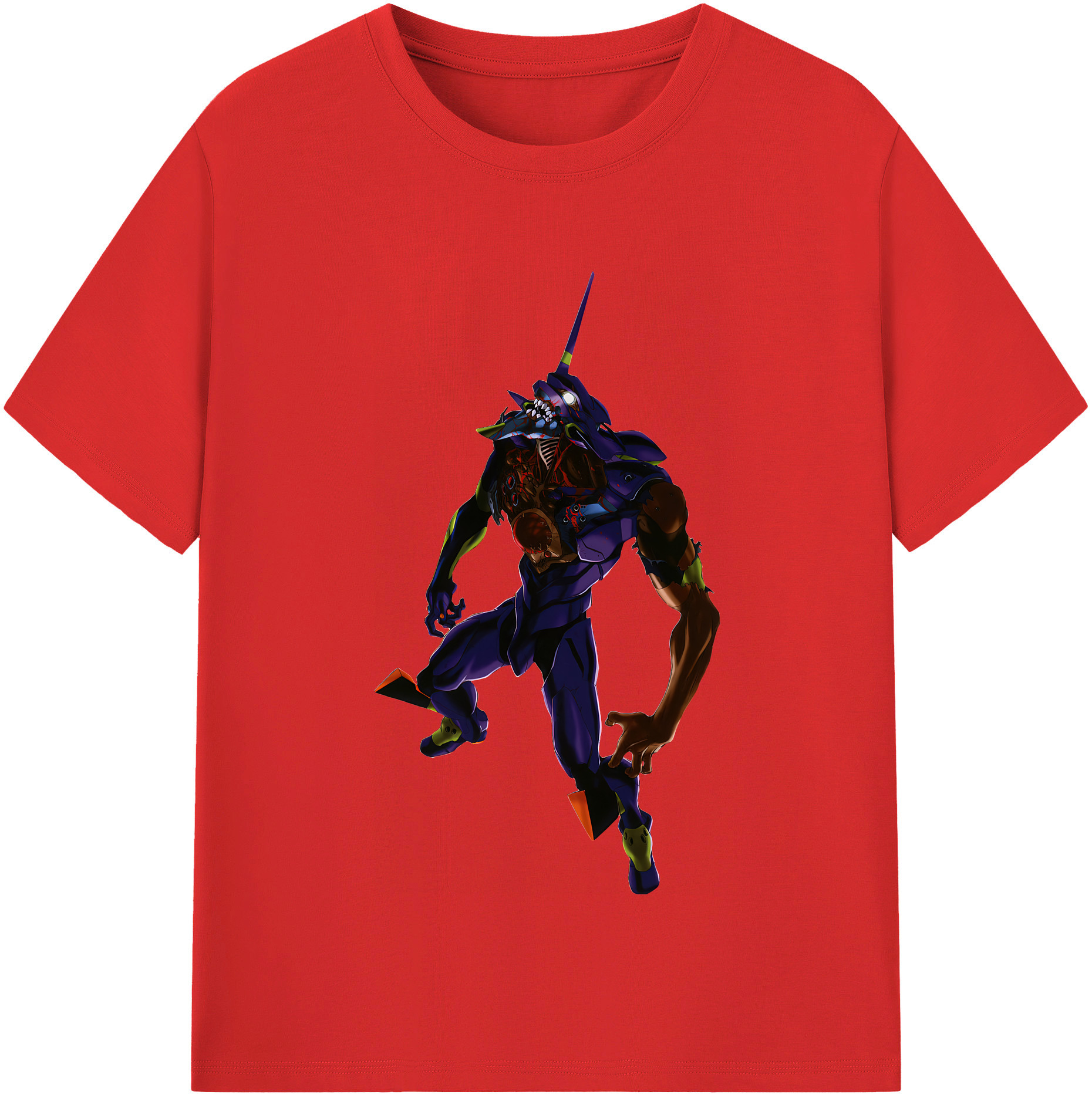 （画像用） EVA 新世紀エヴァンゲリオン 綿100％半袖Tシャツ（フロントプリント）
