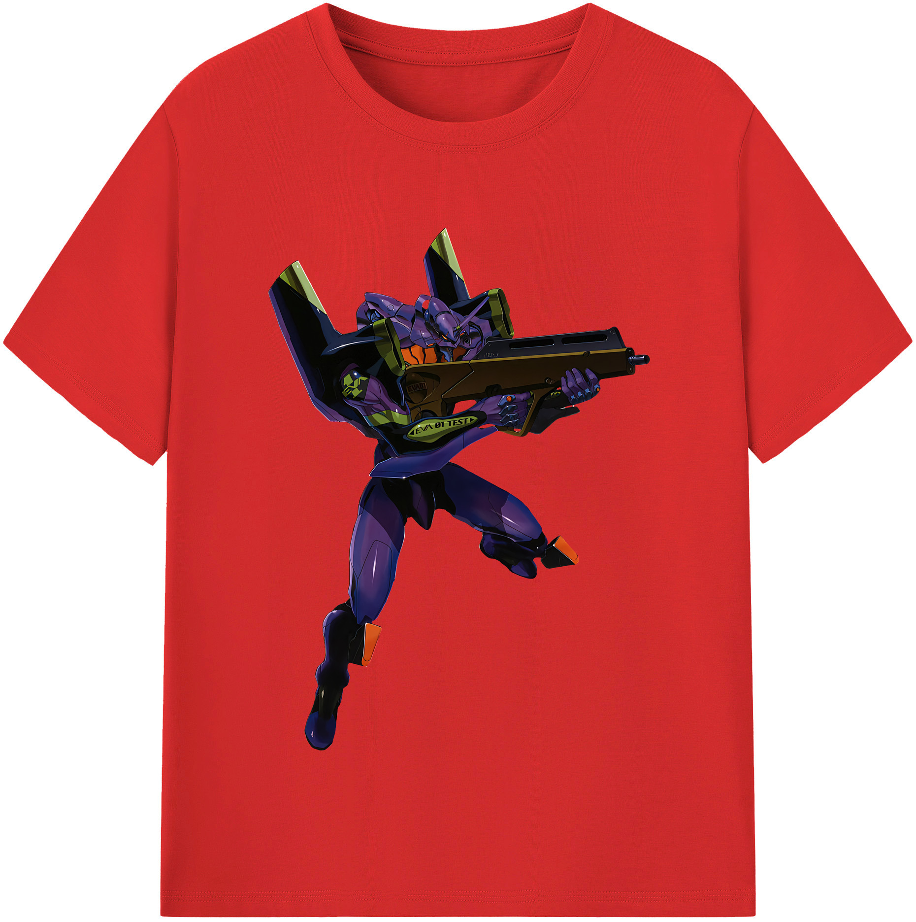 （画像用） EVA 新世紀エヴァンゲリオン 綿100％半袖Tシャツ（フロントプリント）