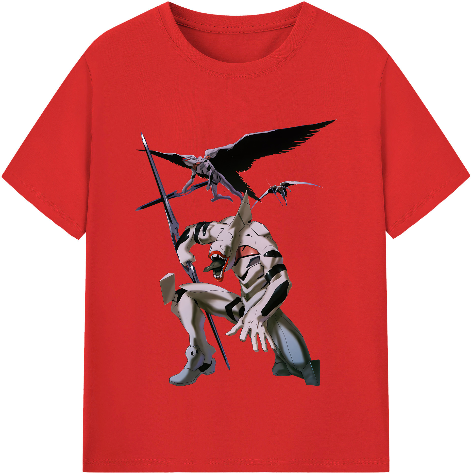 （画像用） EVA 新世紀エヴァンゲリオン 綿100％半袖Tシャツ（フロントプリント）