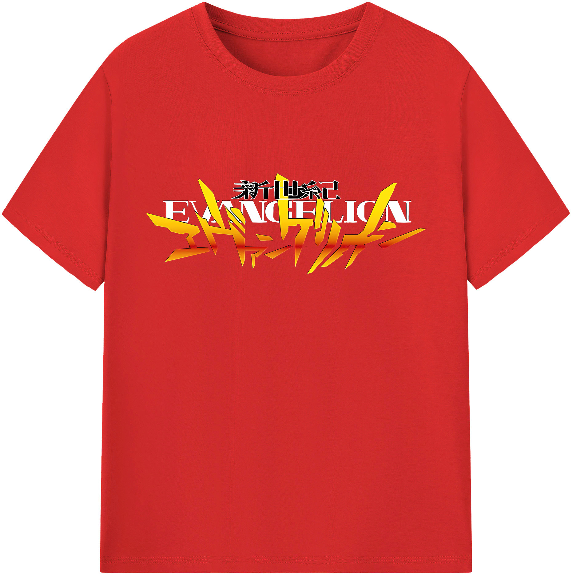 （画像用） EVA 新世紀エヴァンゲリオン 綿100％半袖Tシャツ（フロントプリント）