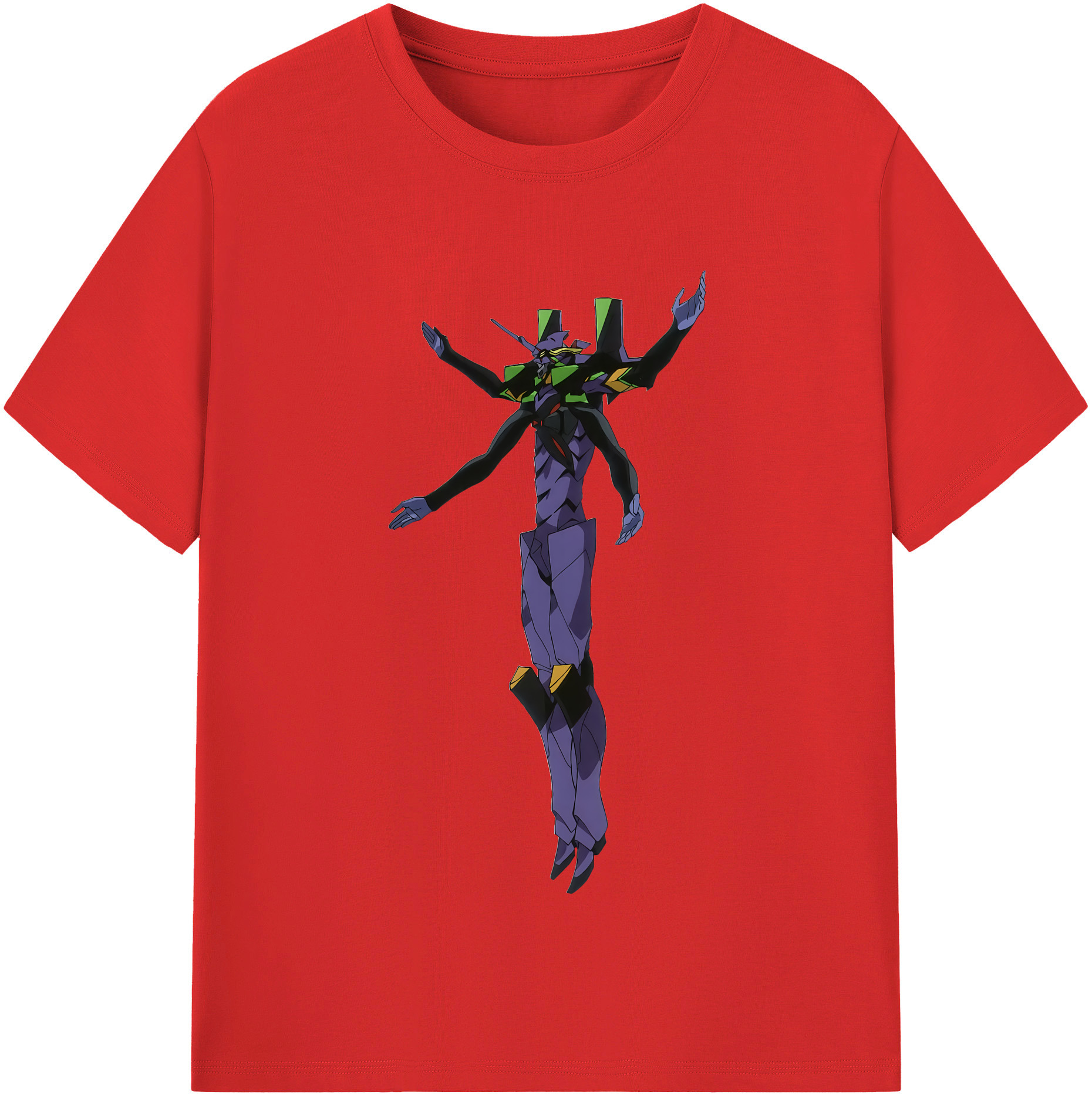 （画像用） EVA 新世紀エヴァンゲリオン 綿100％半袖Tシャツ（フロントプリント）
