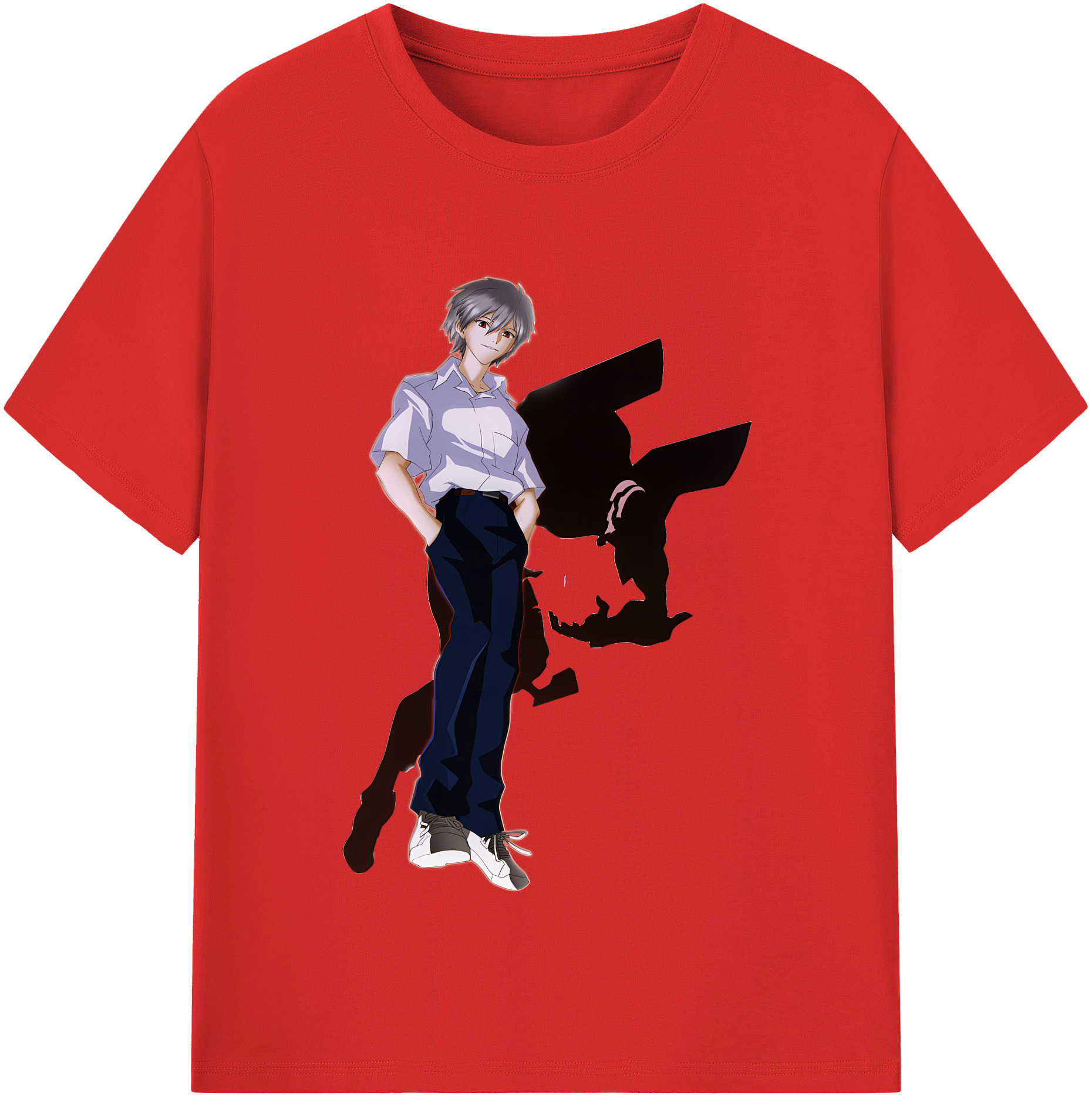 （画像用） EVA 新世紀エヴァンゲリオン 綿100％半袖Tシャツ（フロントプリント）