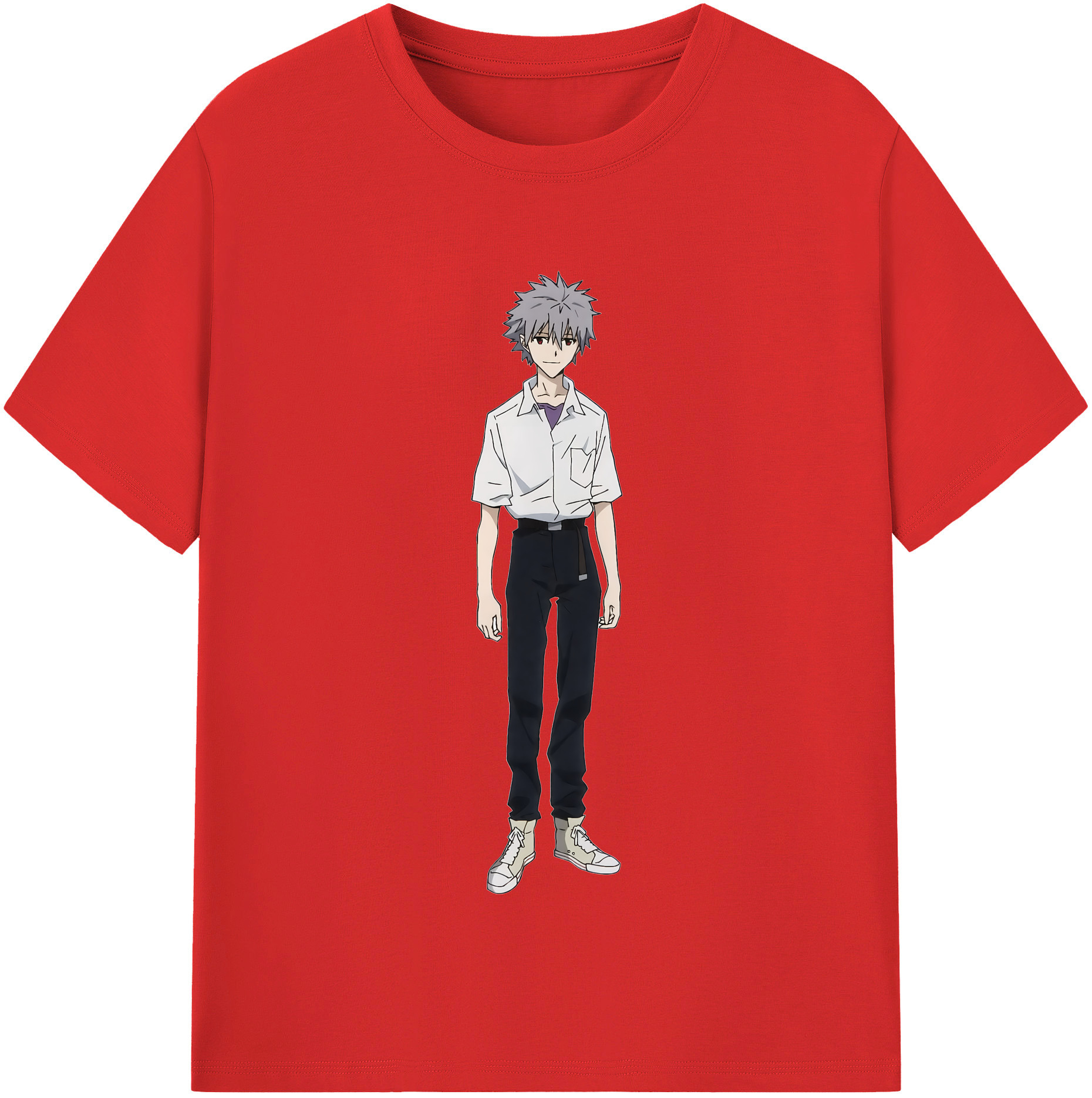 （画像用） EVA 新世紀エヴァンゲリオン 綿100％半袖Tシャツ（フロントプリント）