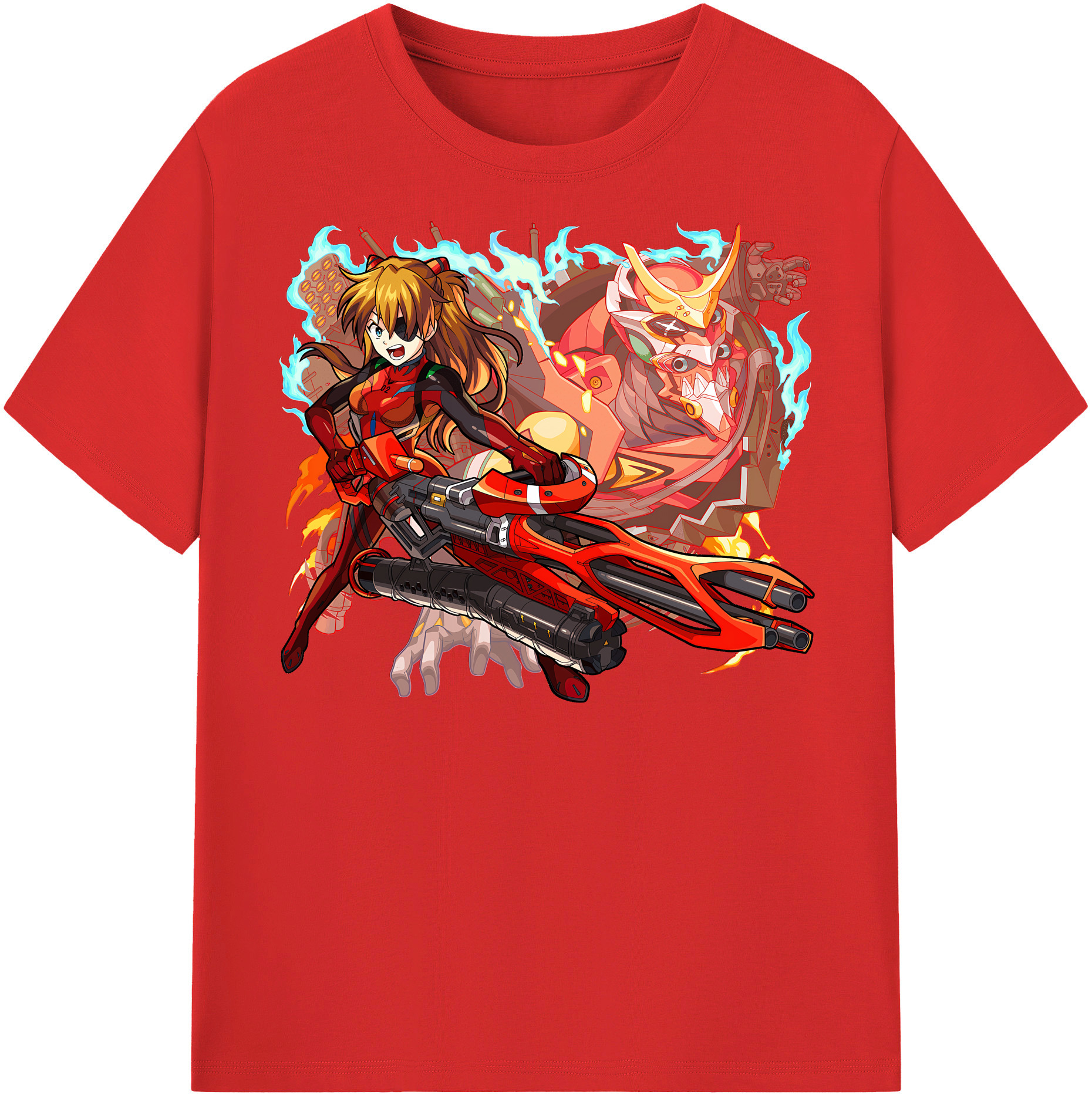 （画像用） EVA 新世紀エヴァンゲリオン 綿100％半袖Tシャツ（フロントプリント）