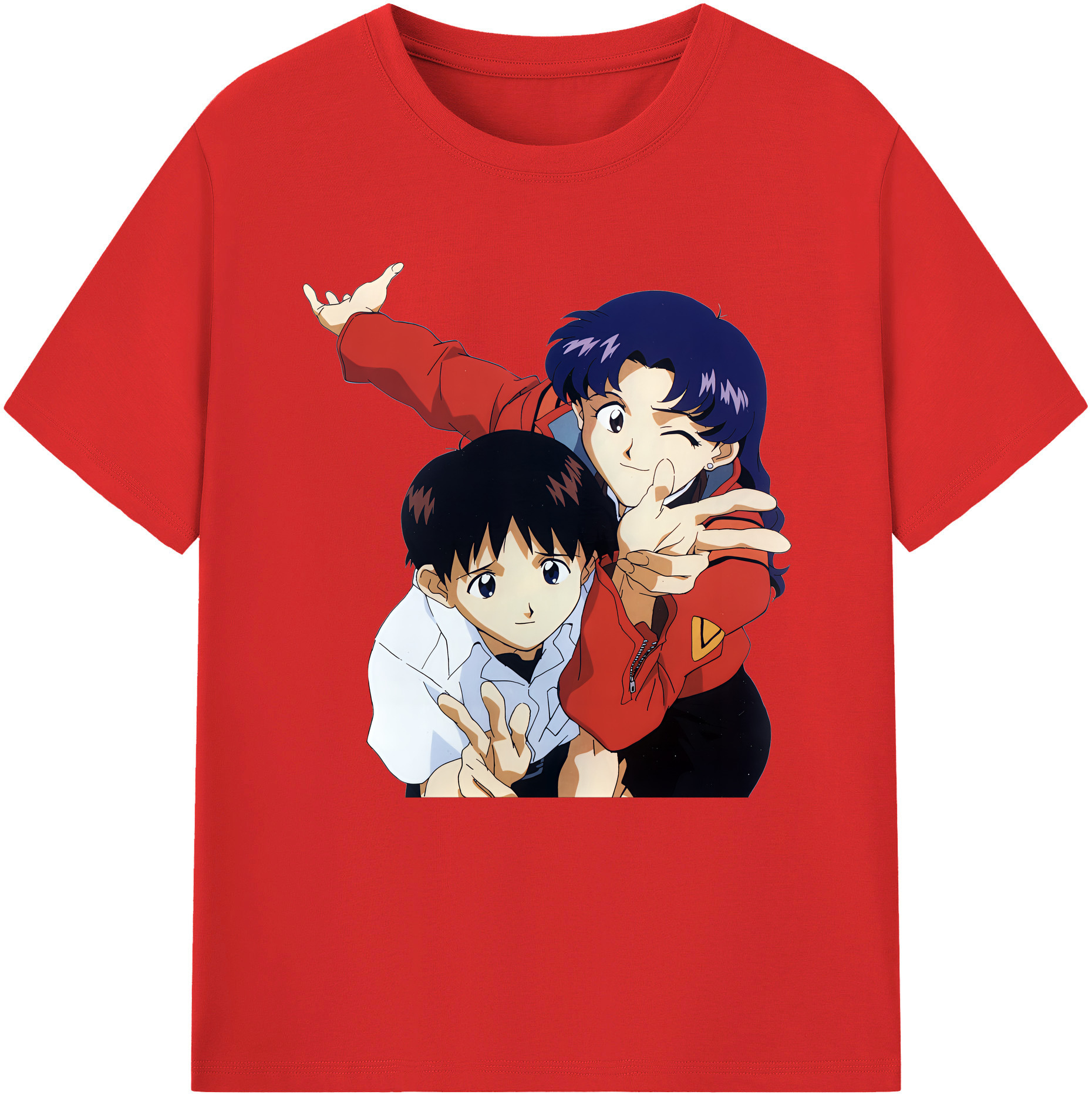 （画像用） EVA 新世紀エヴァンゲリオン 綿100％半袖Tシャツ（フロントプリント）