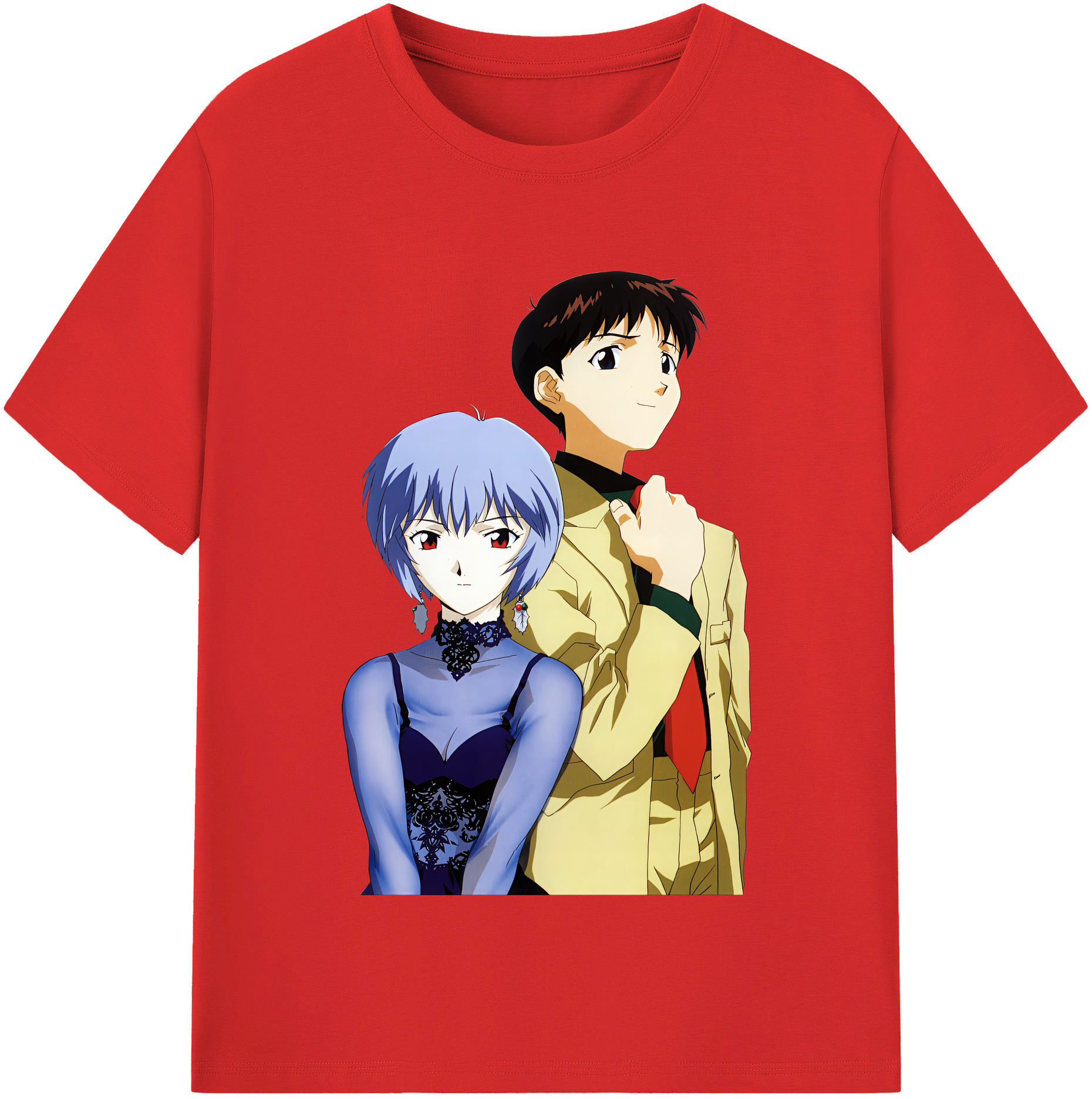（画像用） EVA 新世紀エヴァンゲリオン 綿100％半袖Tシャツ（フロントプリント）