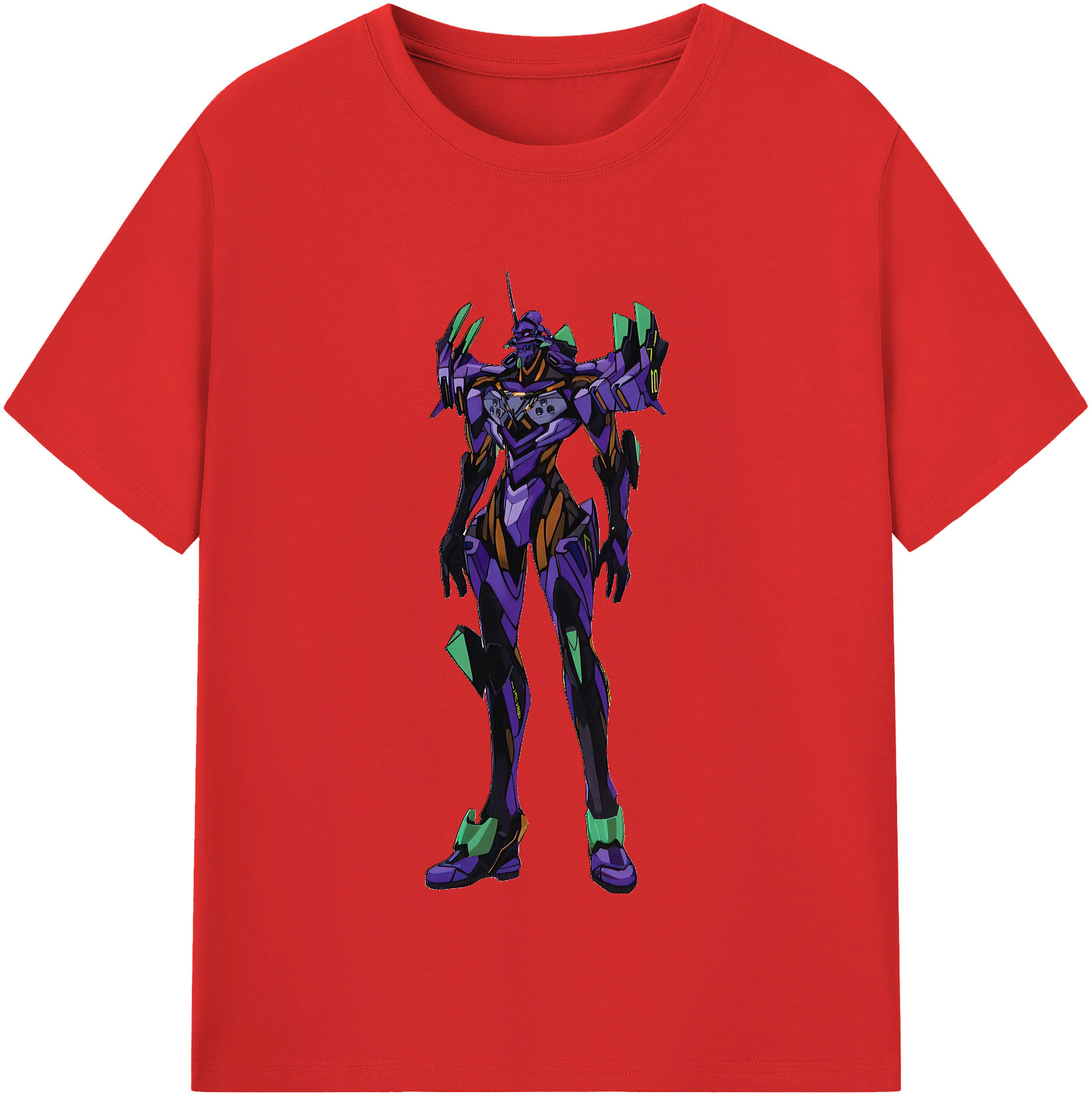 （画像用） EVA 新世紀エヴァンゲリオン 綿100％半袖Tシャツ（フロントプリント）