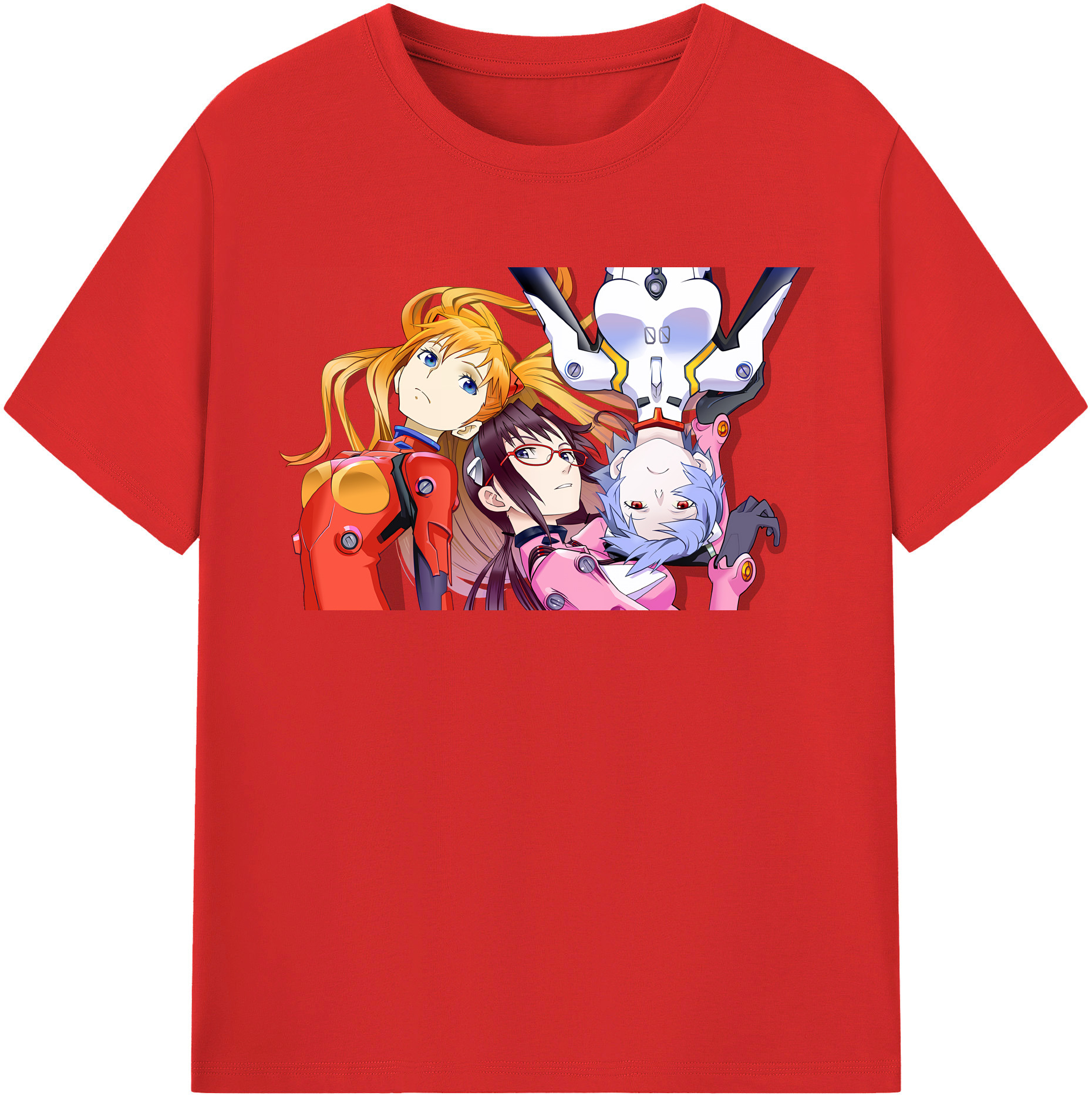 （画像用） EVA 新世紀エヴァンゲリオン 綿100％半袖Tシャツ（フロントプリント）