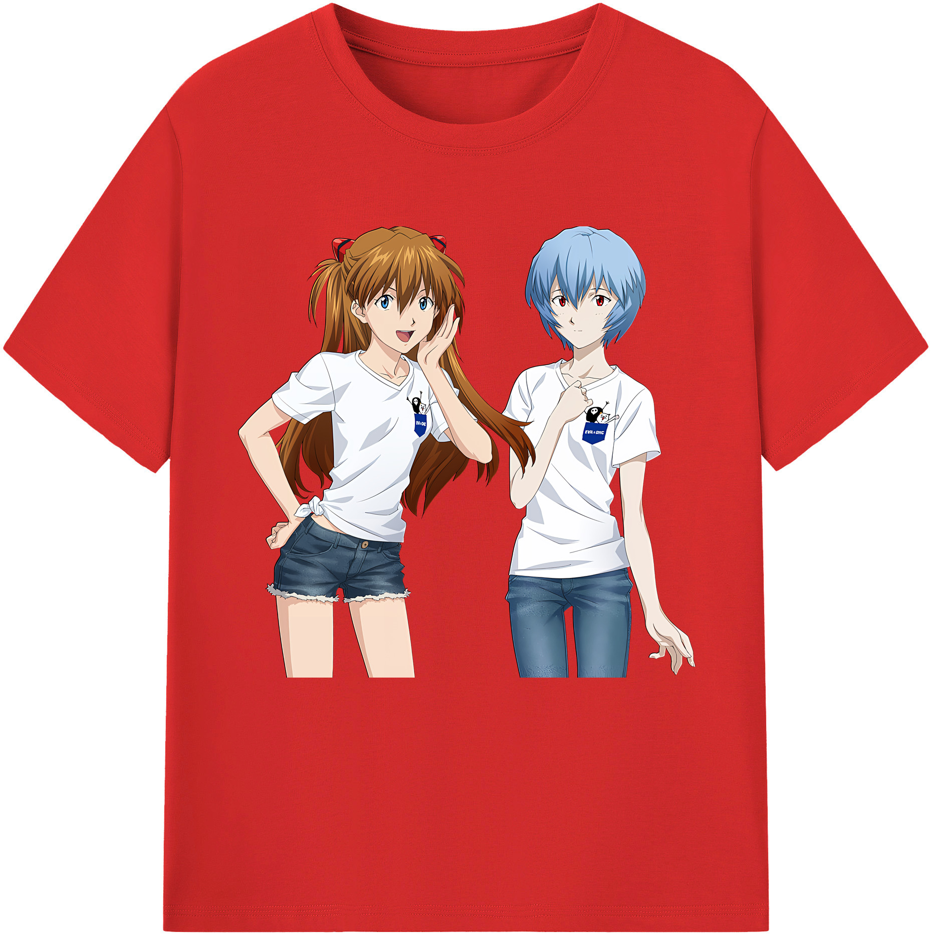 （画像用） EVA 新世紀エヴァンゲリオン 綿100％半袖Tシャツ（フロントプリント）