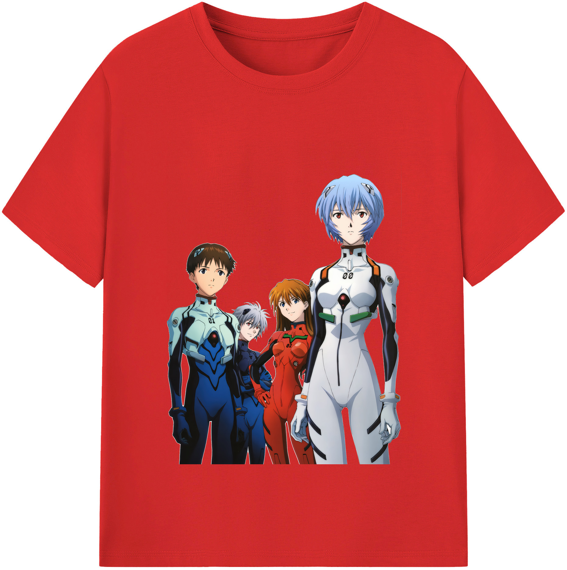 （画像用） EVA 新世紀エヴァンゲリオン 綿100％半袖Tシャツ（フロントプリント）