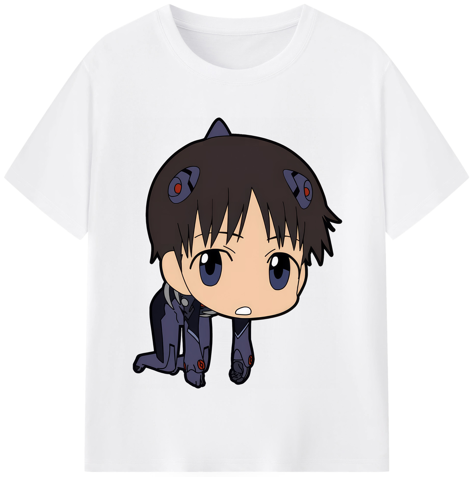 （画像用） EVA 新世紀エヴァンゲリオン 綿100％半袖Tシャツ（フロントプリント）