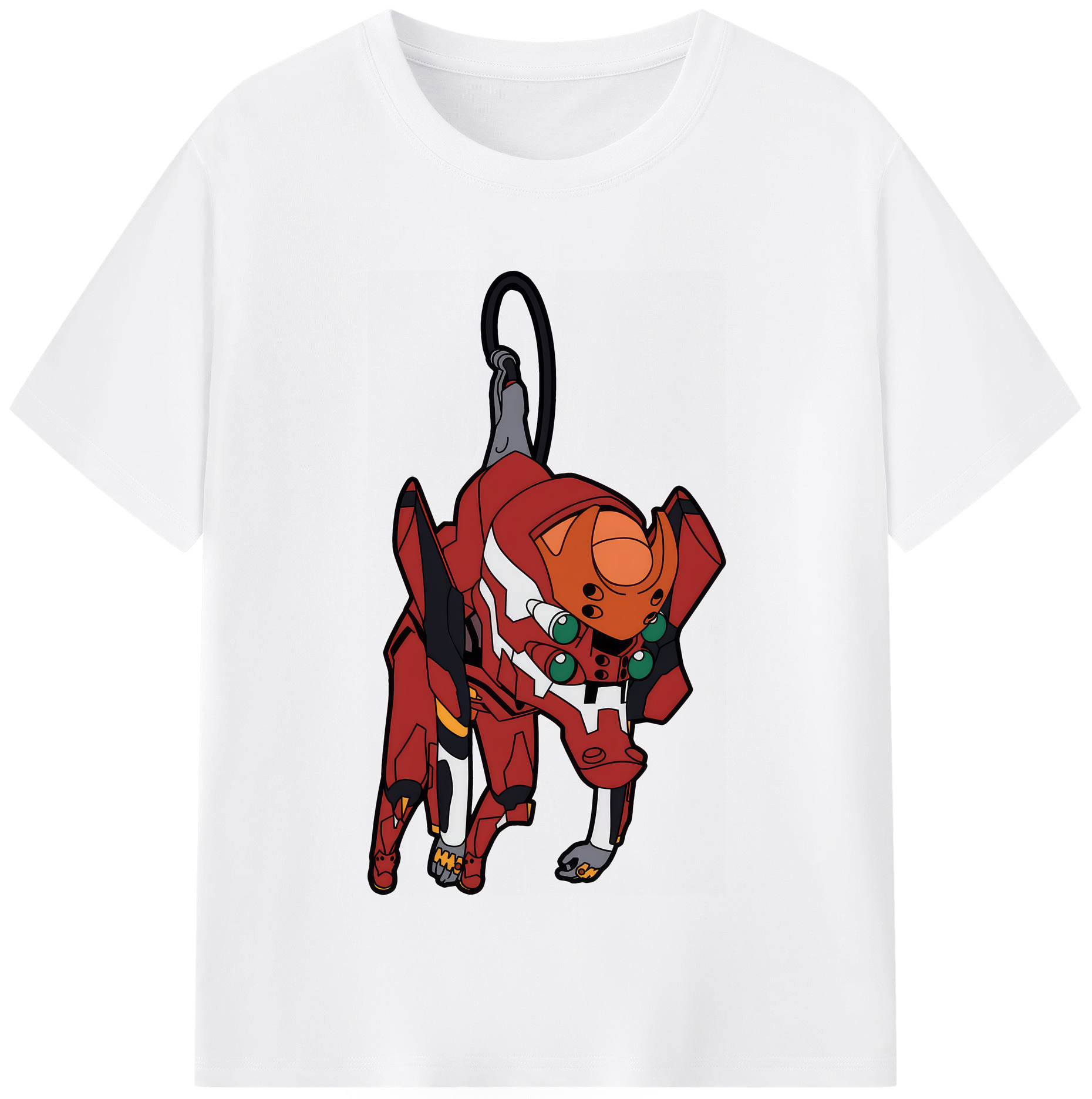 （画像用） EVA 新世紀エヴァンゲリオン 綿100％半袖Tシャツ（フロントプリント）