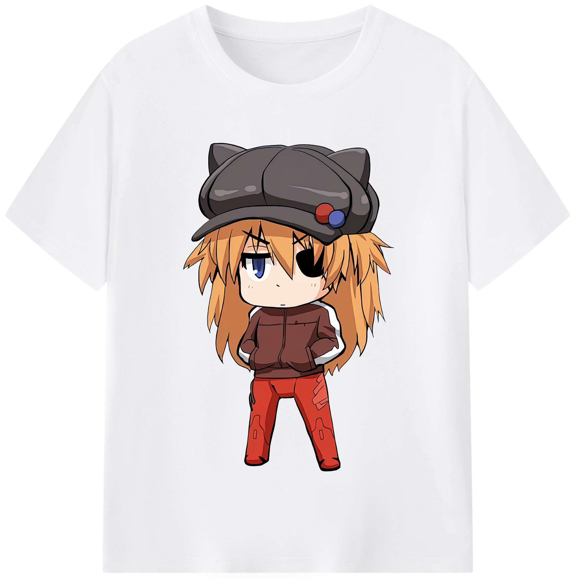 （画像用） EVA 新世紀エヴァンゲリオン 綿100％半袖Tシャツ（フロントプリント）