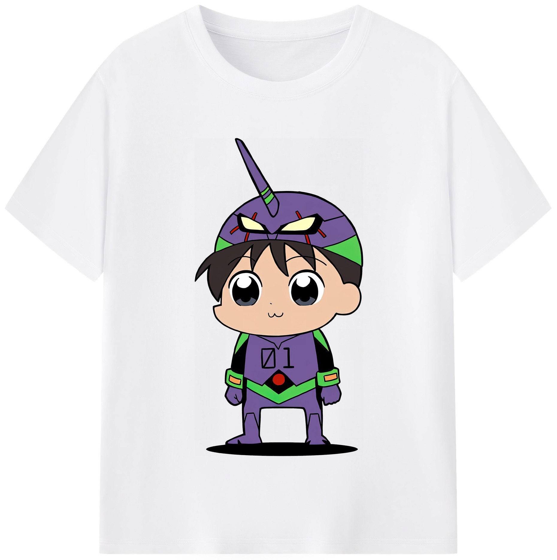 （画像用） EVA 新世紀エヴァンゲリオン 綿100％半袖Tシャツ（フロントプリント）