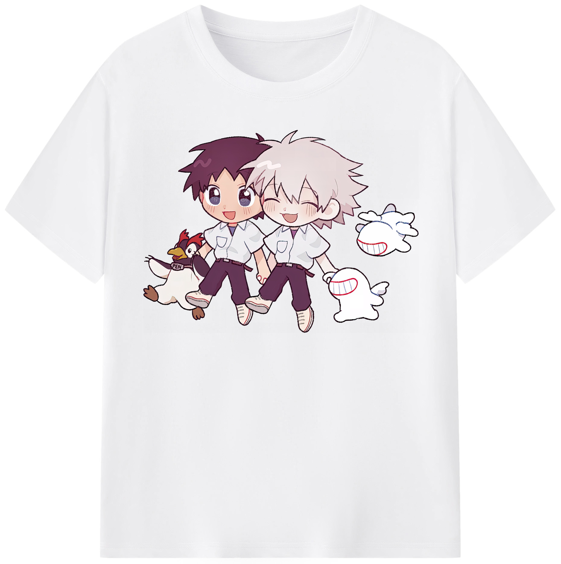 （画像用） EVA 新世紀エヴァンゲリオン 綿100％半袖Tシャツ（フロントプリント）