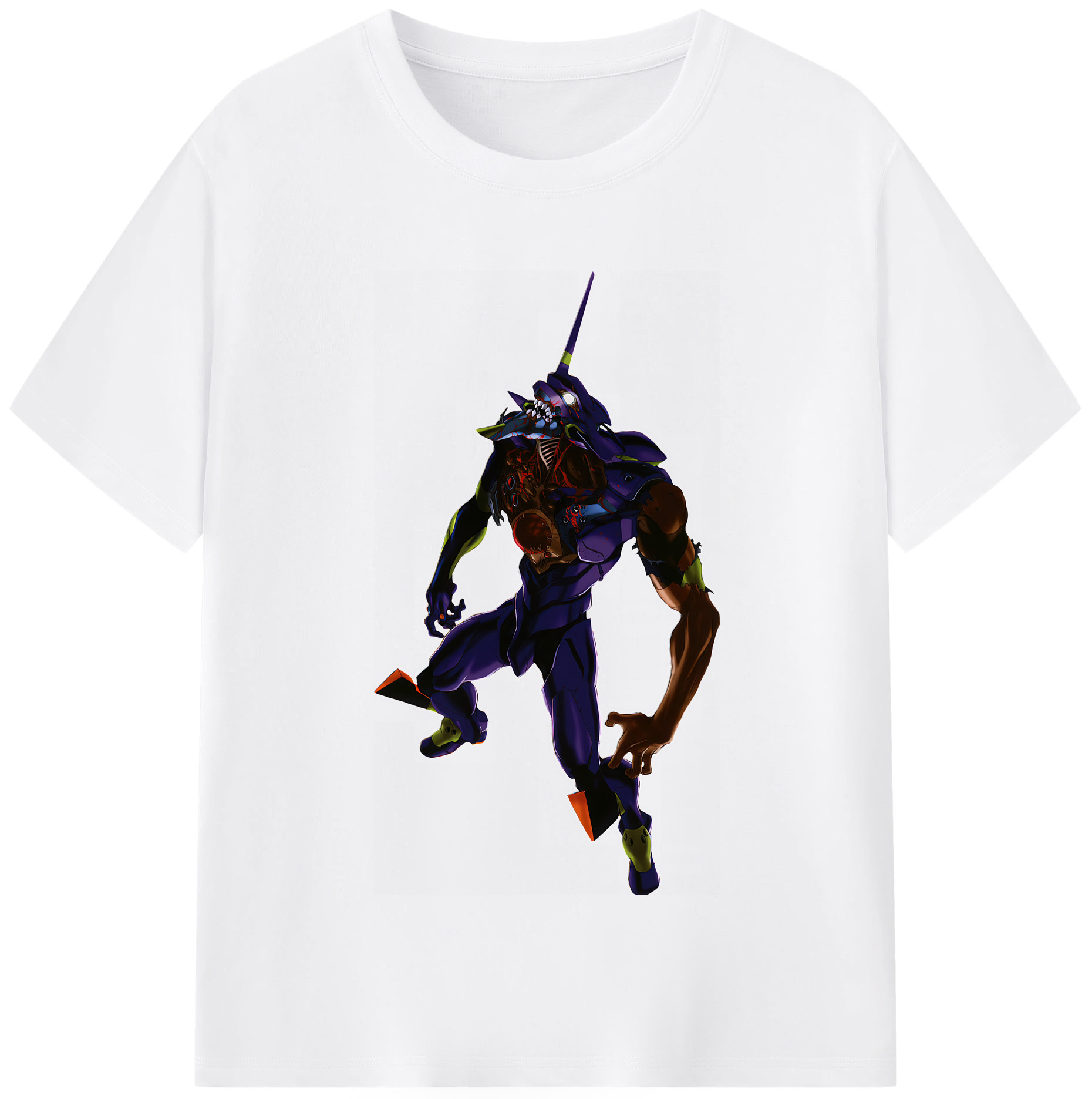 （画像用） EVA 新世紀エヴァンゲリオン 綿100％半袖Tシャツ（フロントプリント）