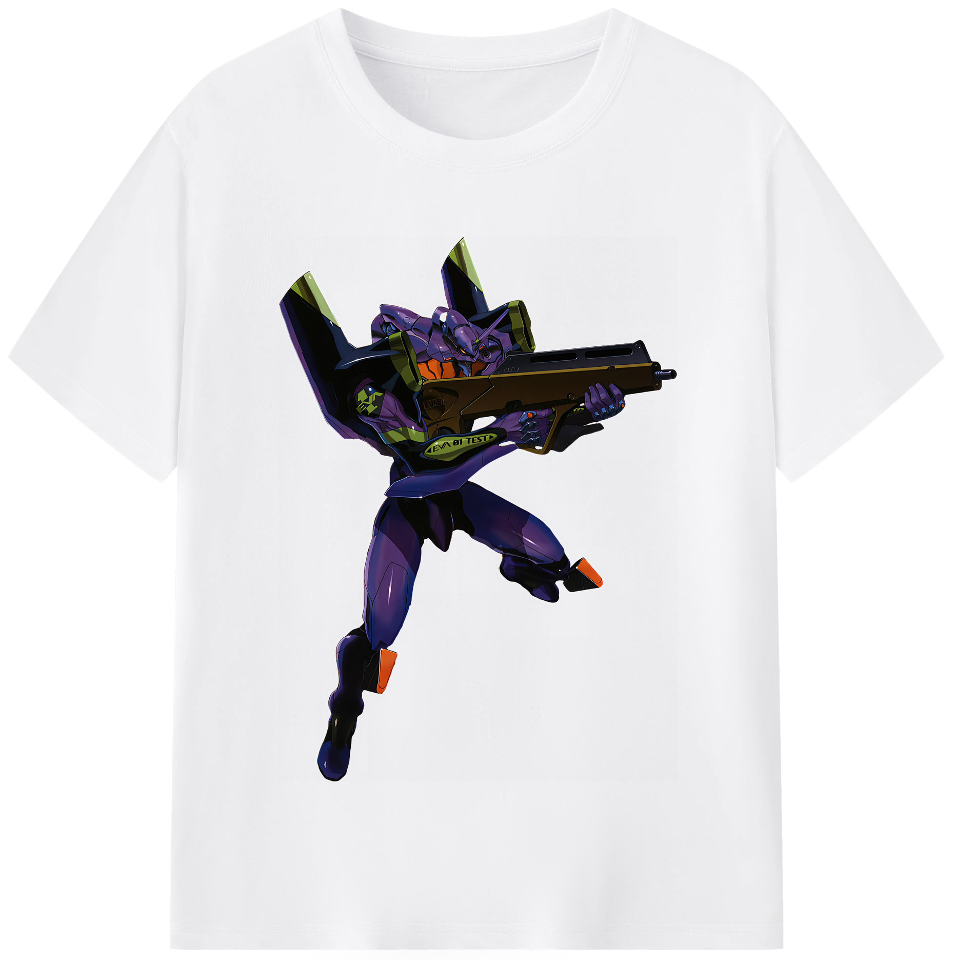 （画像用） EVA 新世紀エヴァンゲリオン 綿100％半袖Tシャツ（フロントプリント）